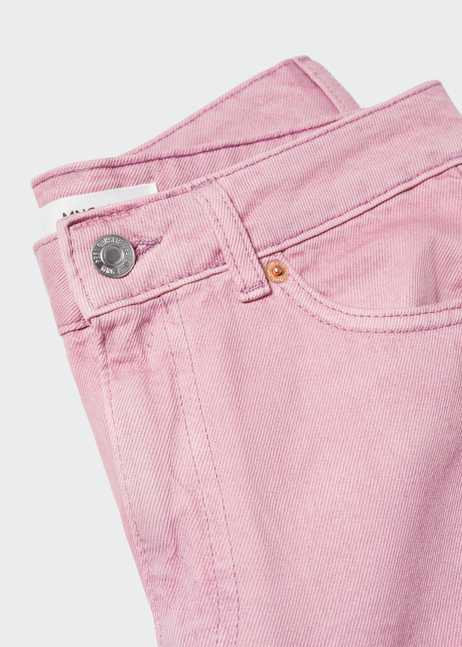 Mom-fit denim shorts - Details of the article 8
