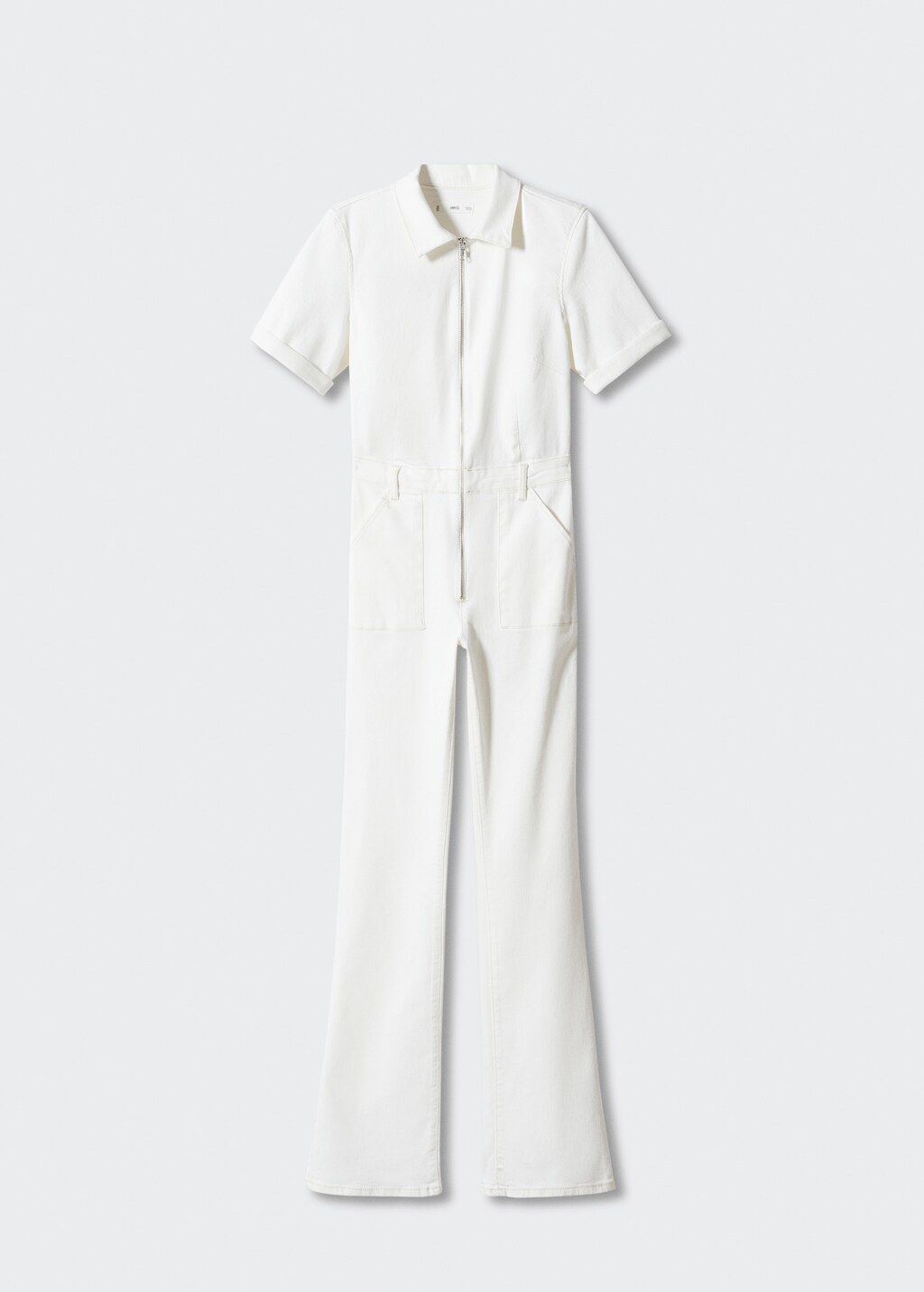 Denim jumpsuit with zipper - Women | MANGO OUTLET USA