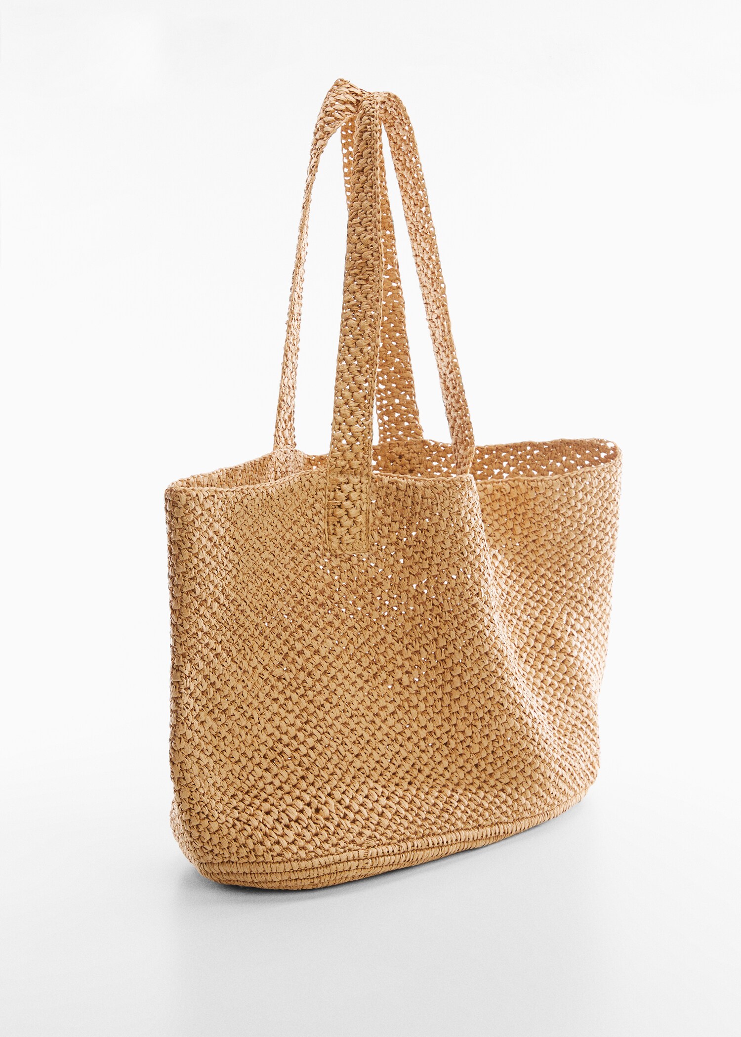 Natural fiber shopper bag - Medium plane