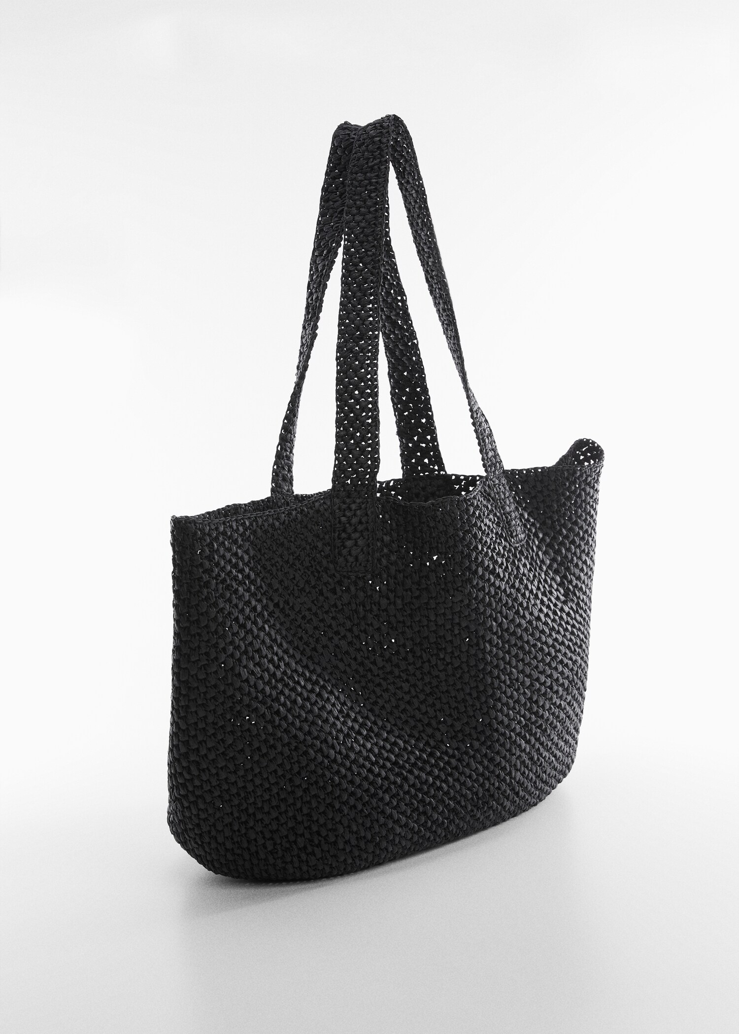 Natural fiber shopper bag - Medium plane