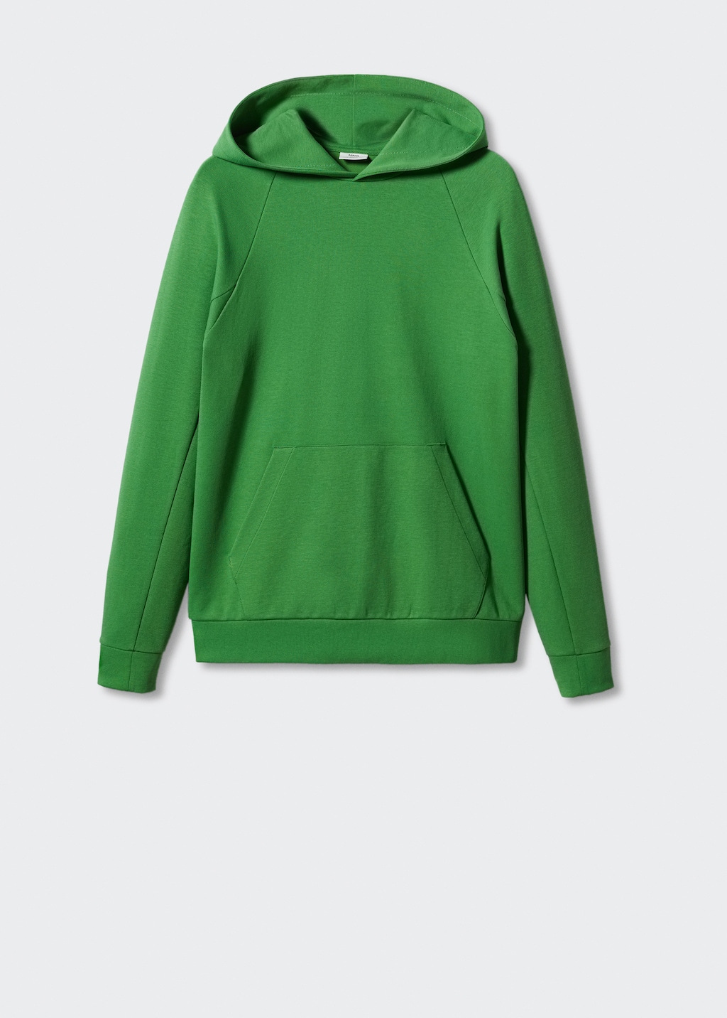 Kangaroo pocket sweatshirt without hood clearance