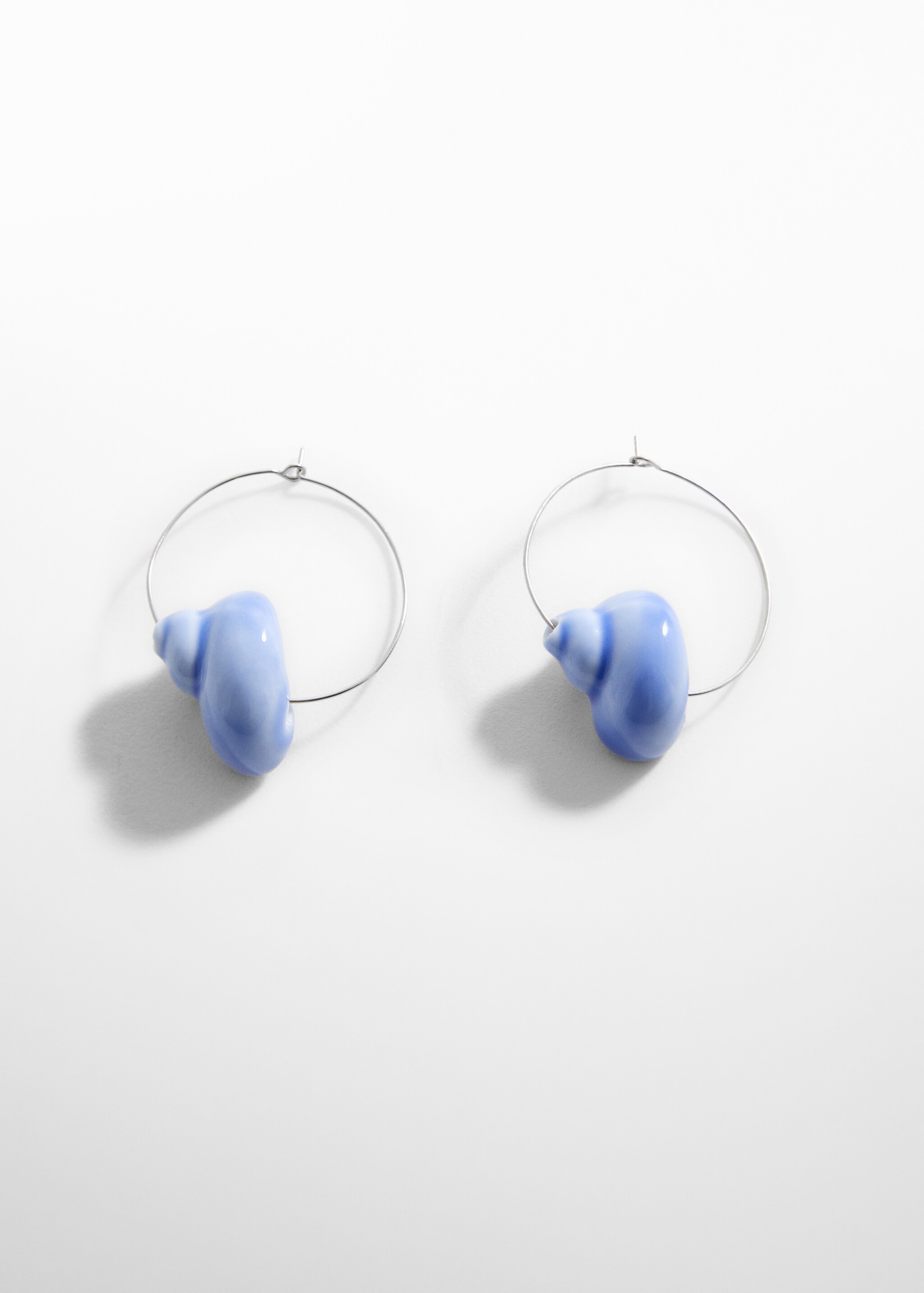 Boucles d'oreilles pendantes coquillage - Article sans modèle