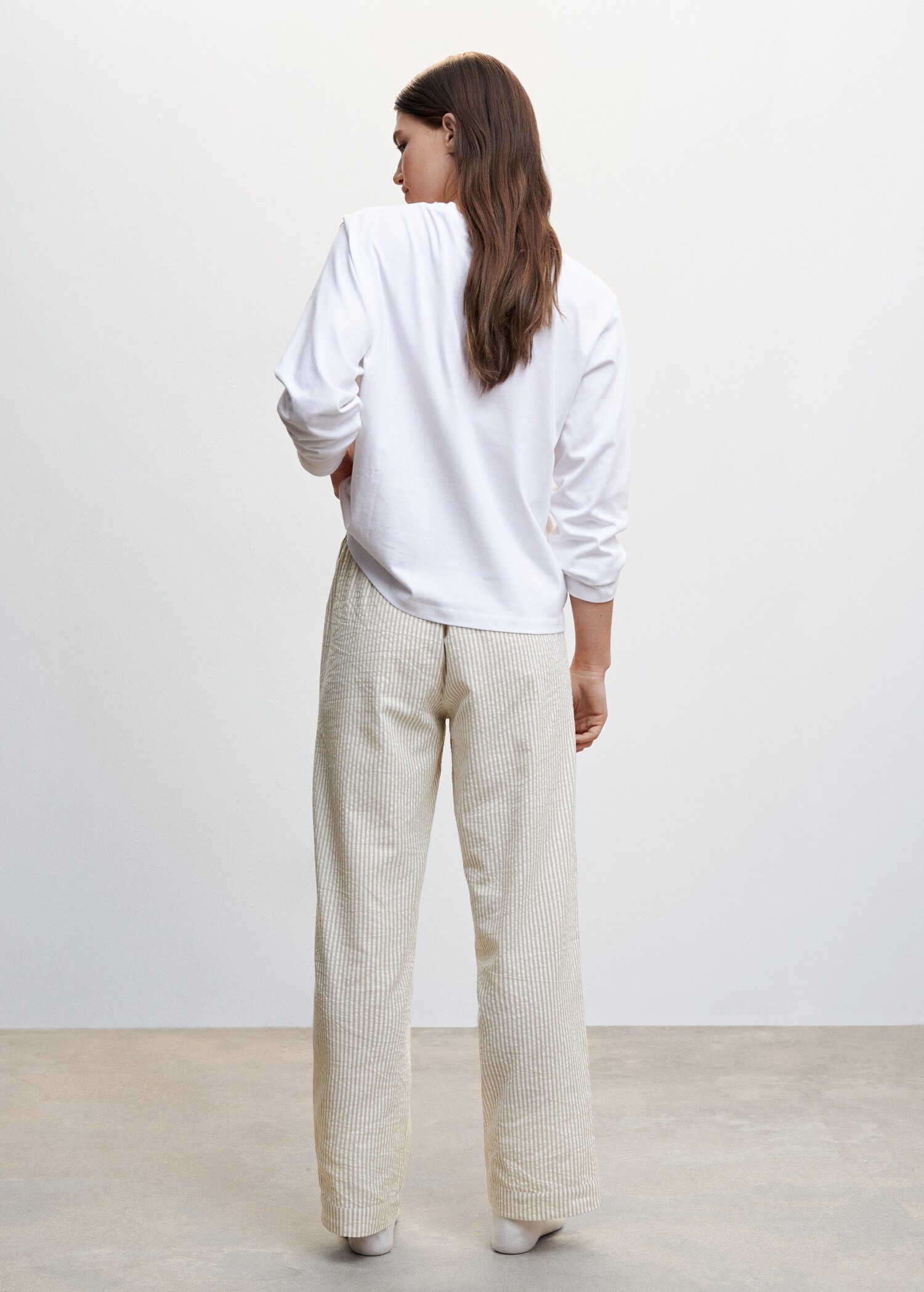 Set katoenen pyjama - Achterkant van het artikel
