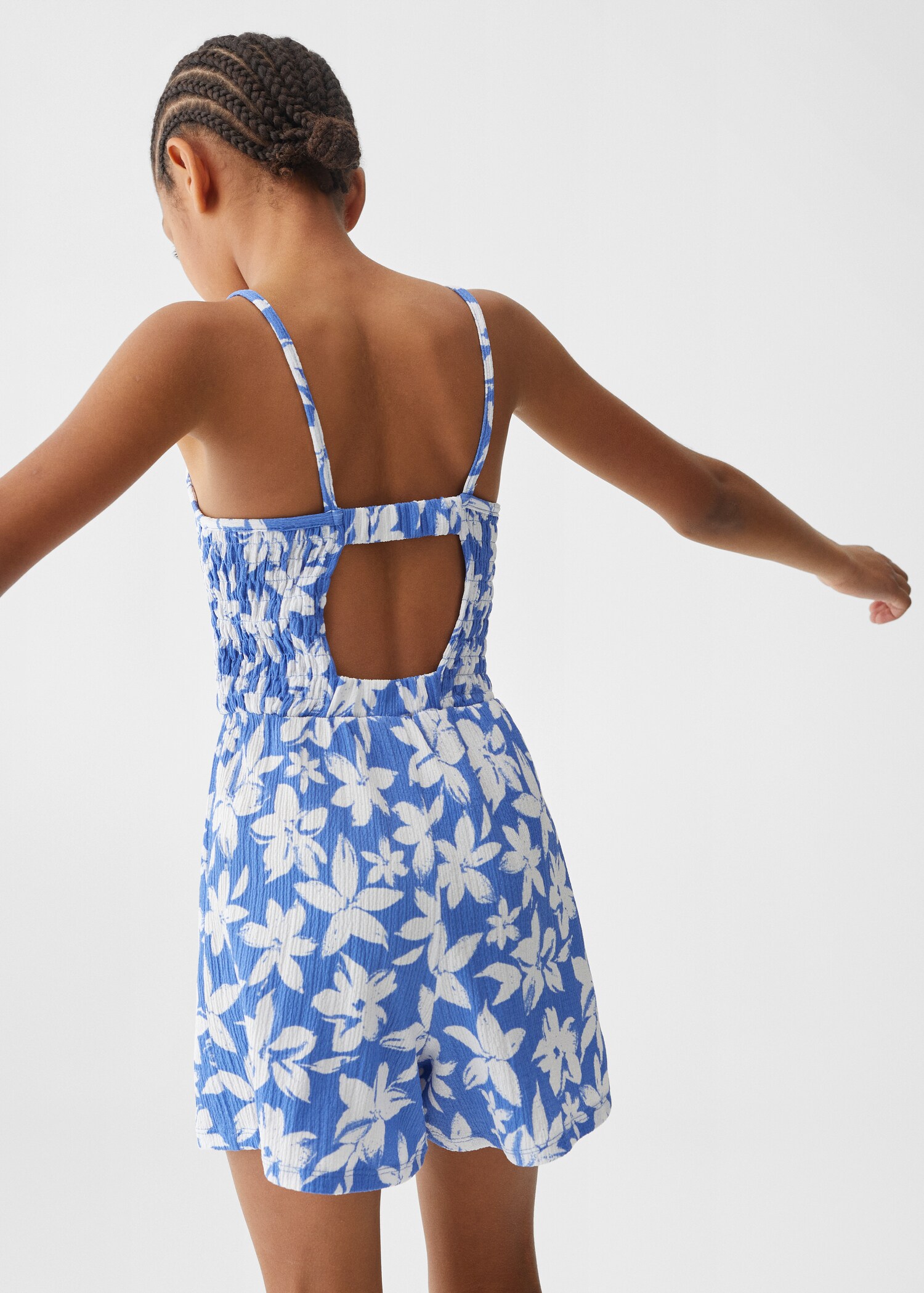 Floral print jumpsuit - Details of the article 2