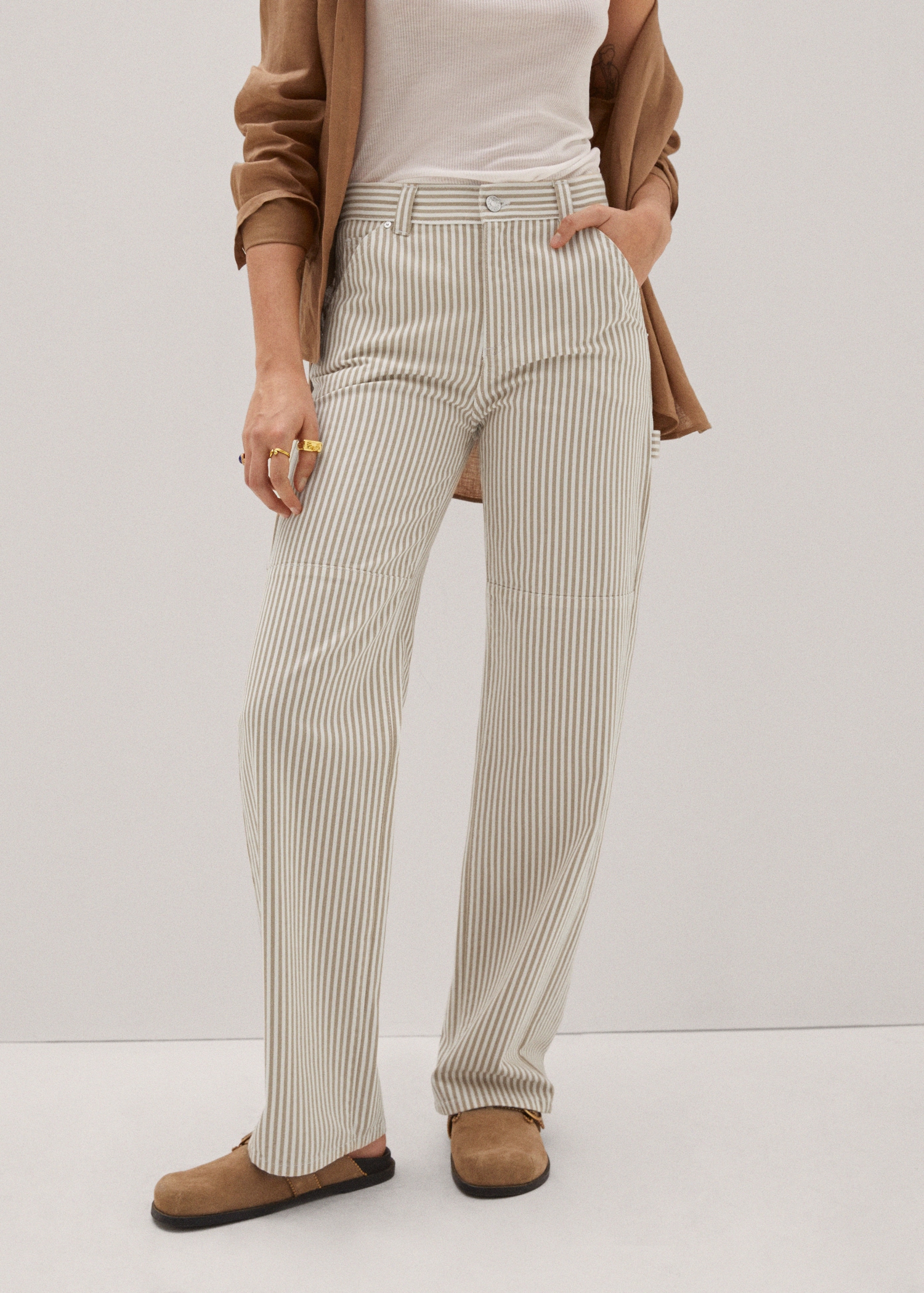 Mango Indonesia Mango Soft Straight Trousers Mango Indonesia