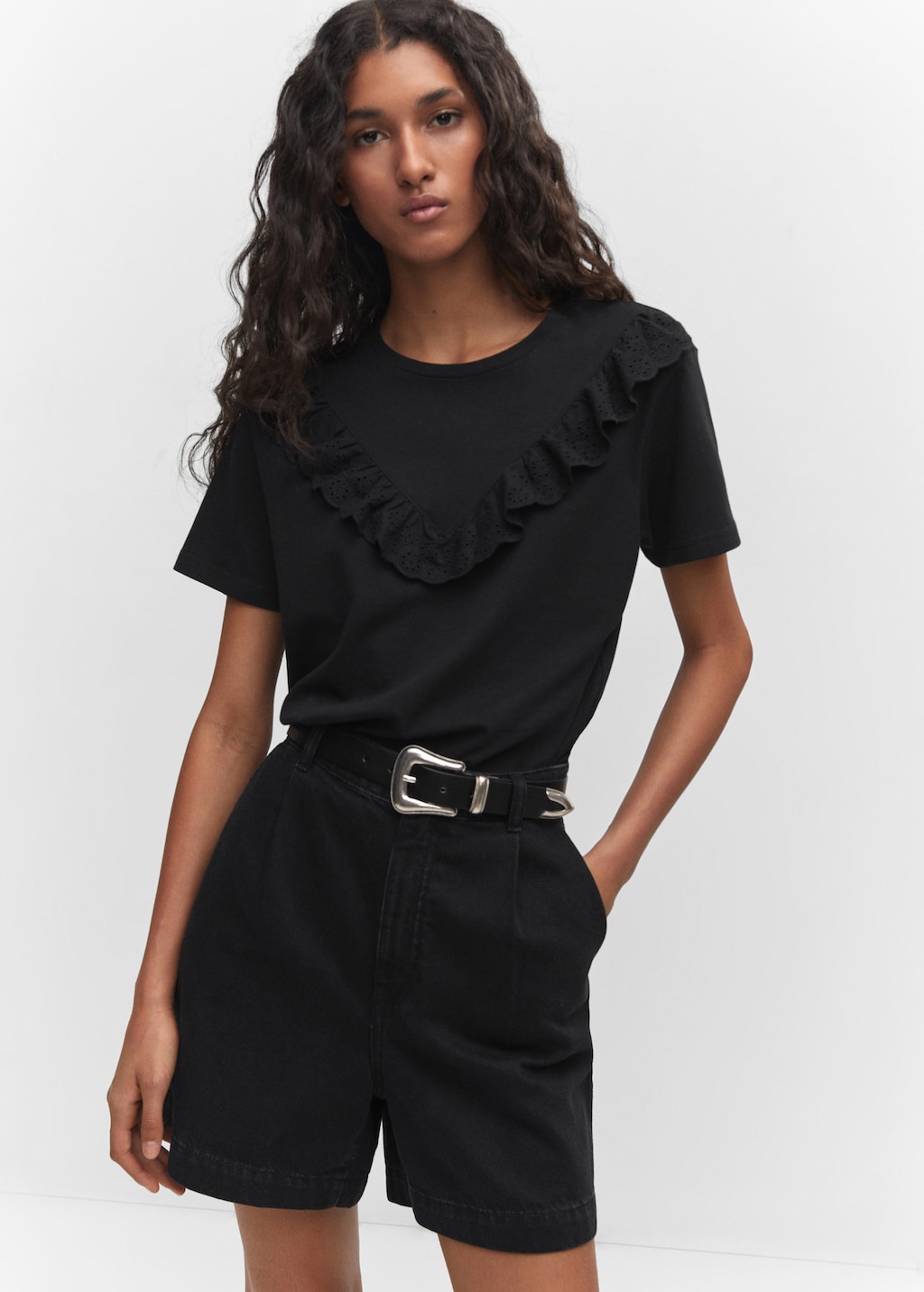 ruffle shirt women