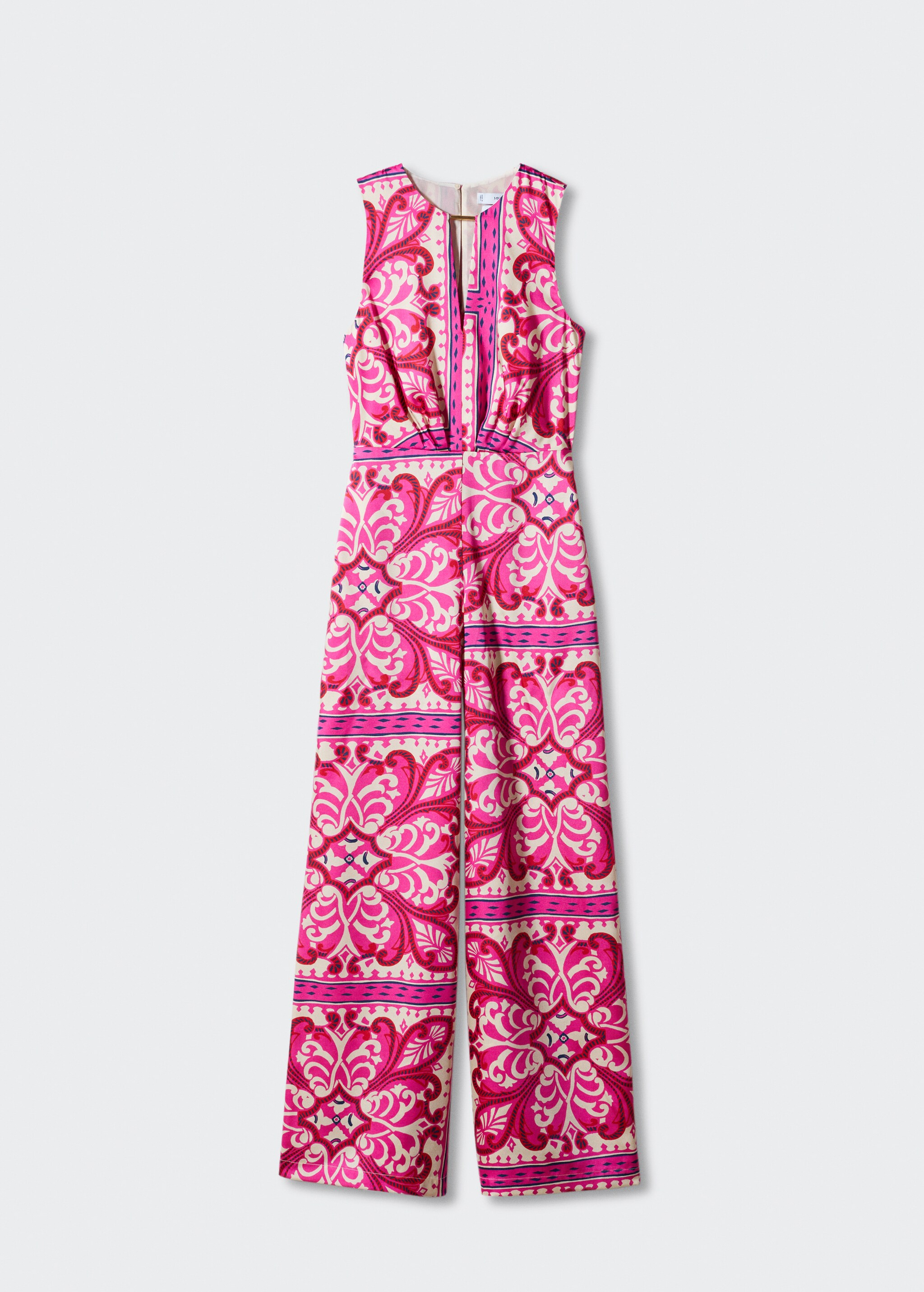 Printed jumpsuit with metal detail - Article without model