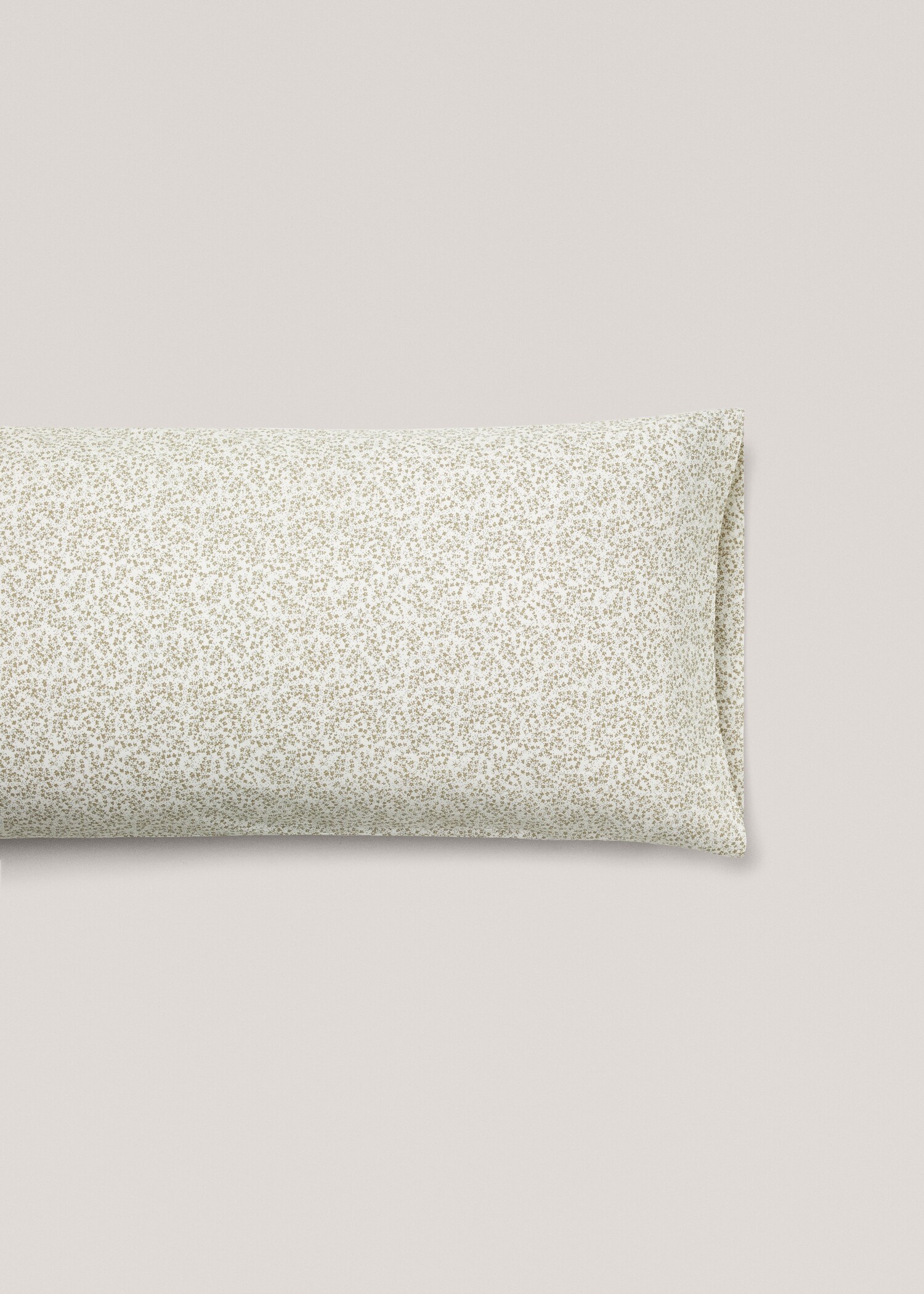 Micro-flower print pillow case 45x110cm - Article without model
