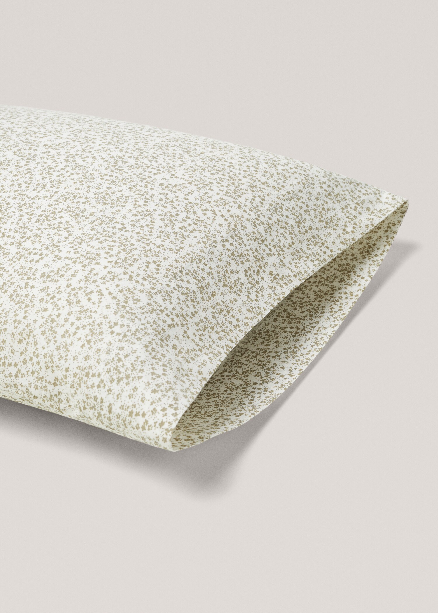Micro-flower print pillow case 45x110cm - Details of the article 1