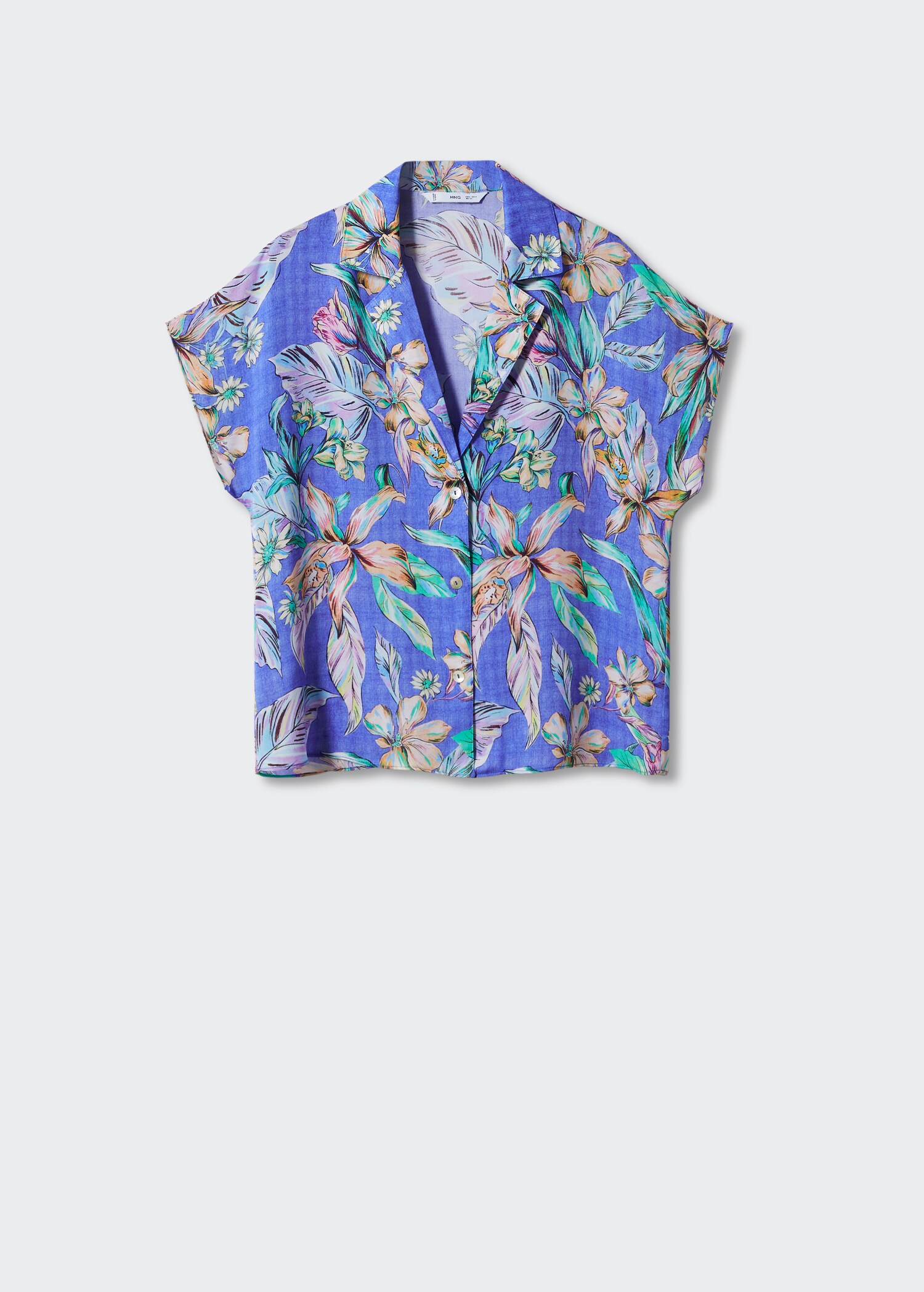 Chemise tropicale à manches courtes - Article sans modèle