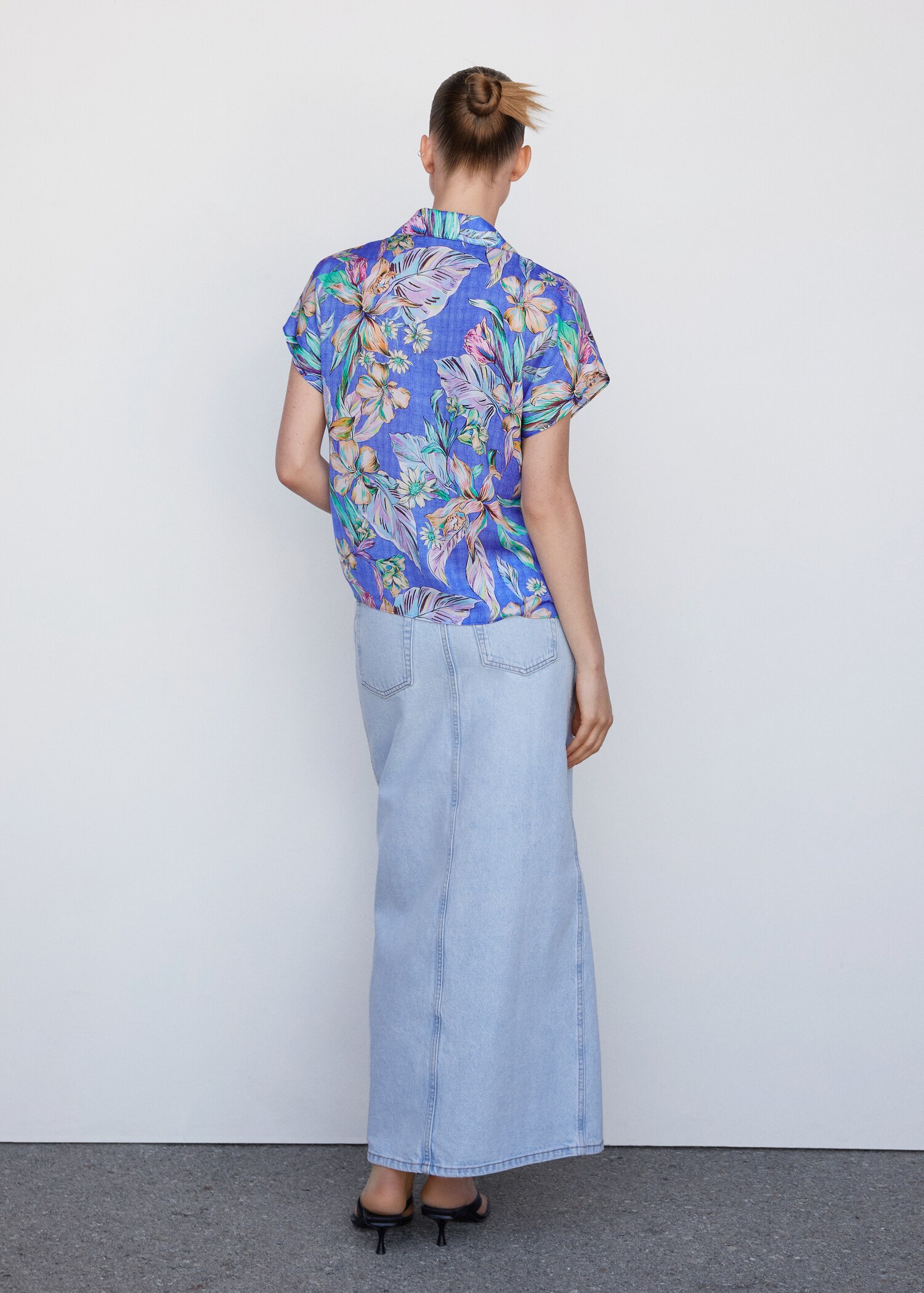 Chemise tropicale à manches courtes - Verso de l’article