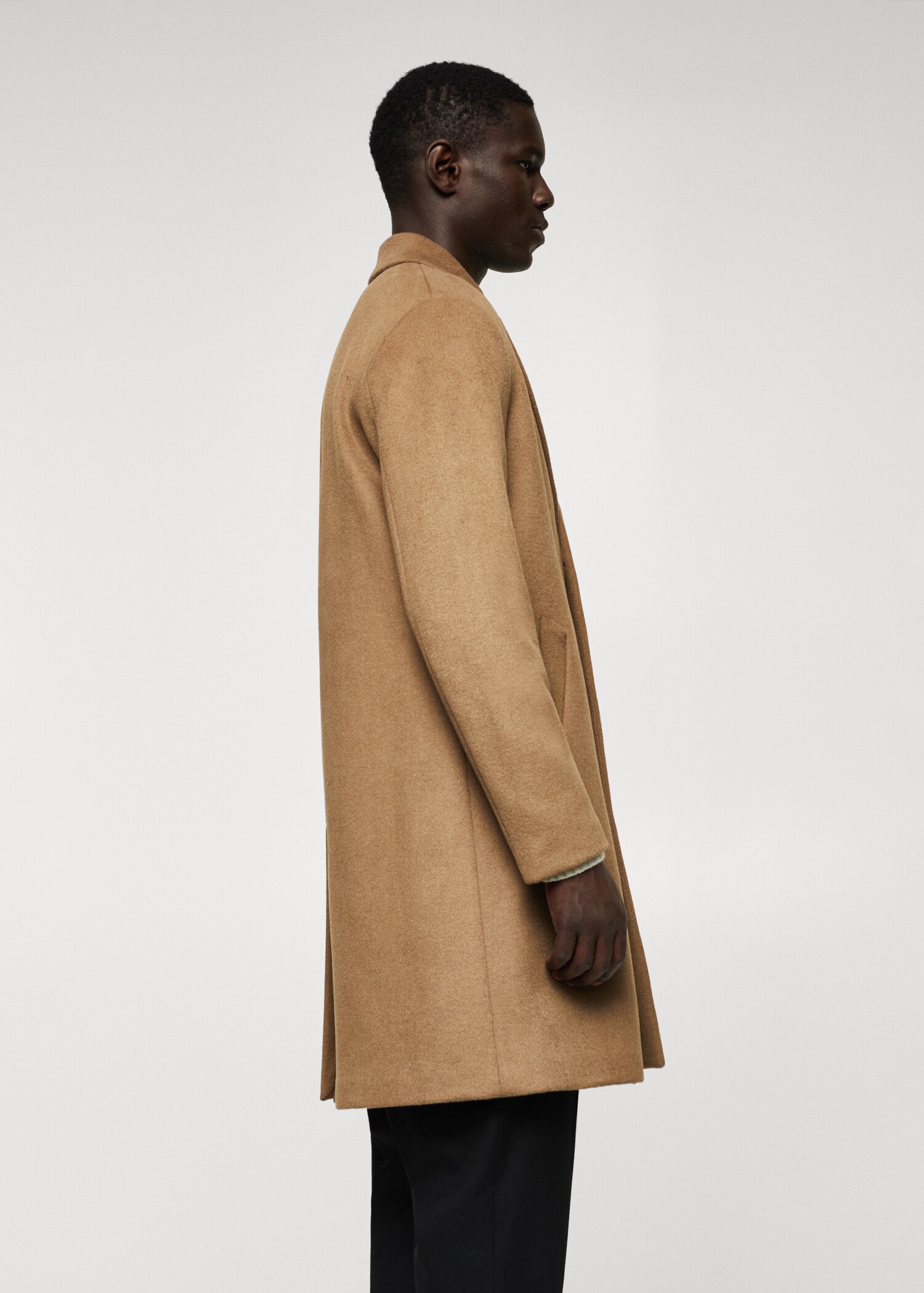 Recycled wool oversize coat - Details of the article 6