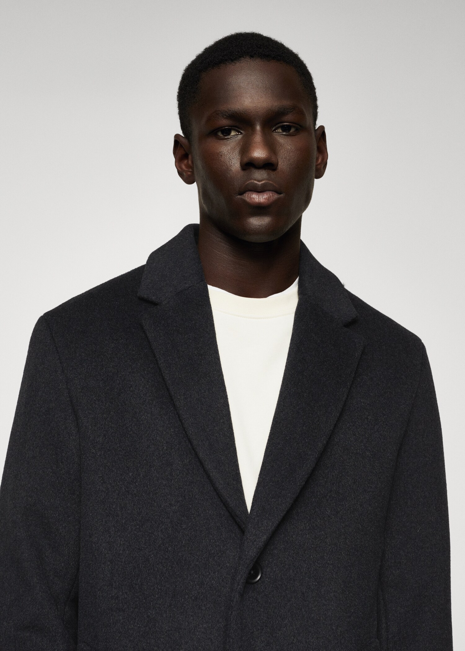 Recycled wool oversize coat - Details of the article 1