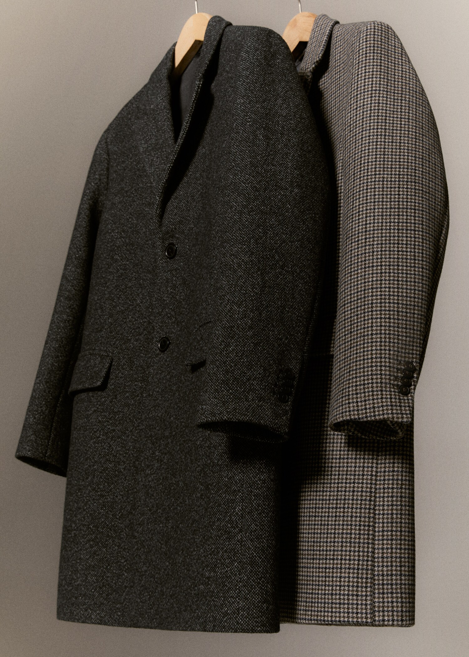 Recycled wool oversize coat - Details of the article 7