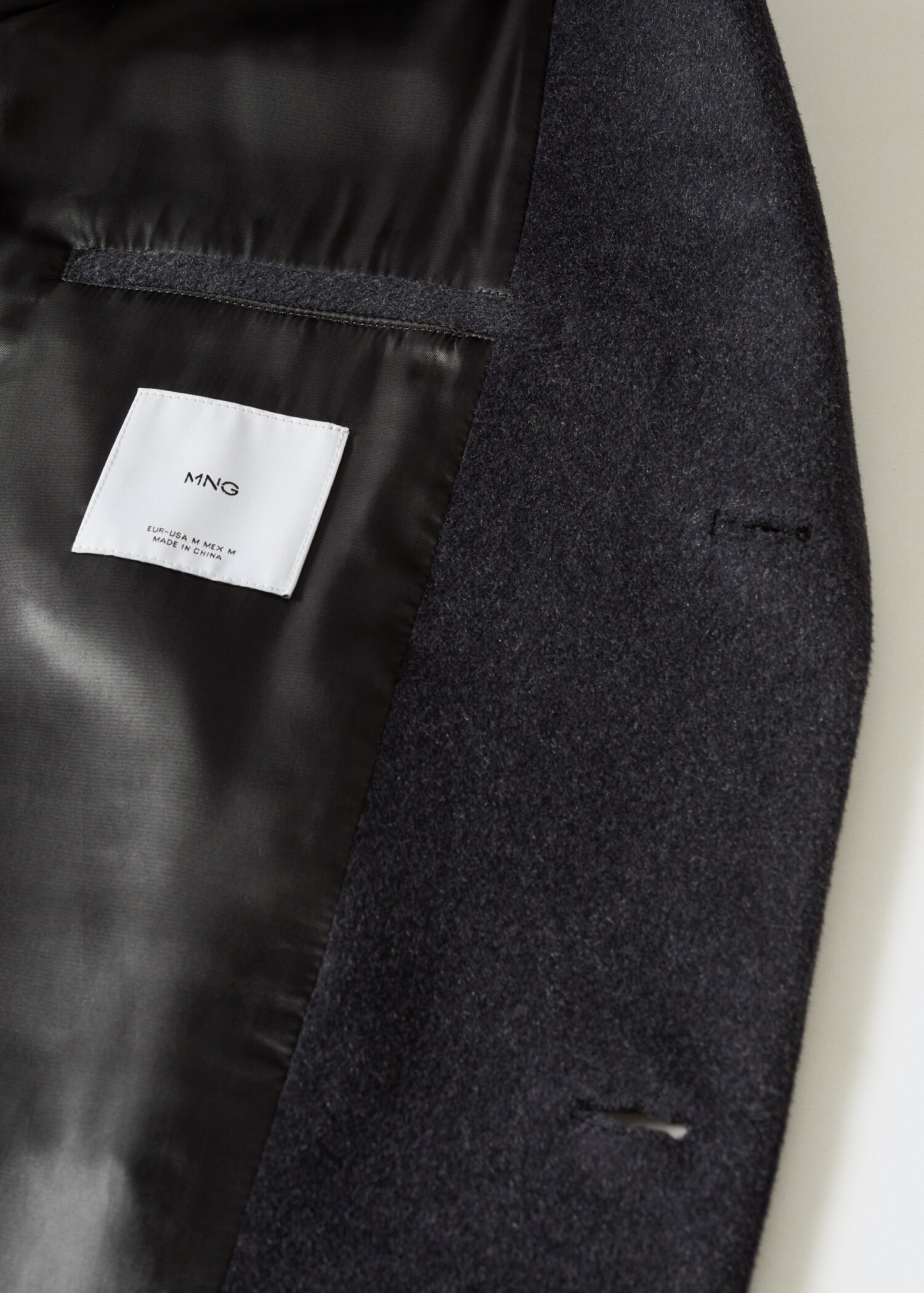 Recycled wool oversize coat - Details of the article 8