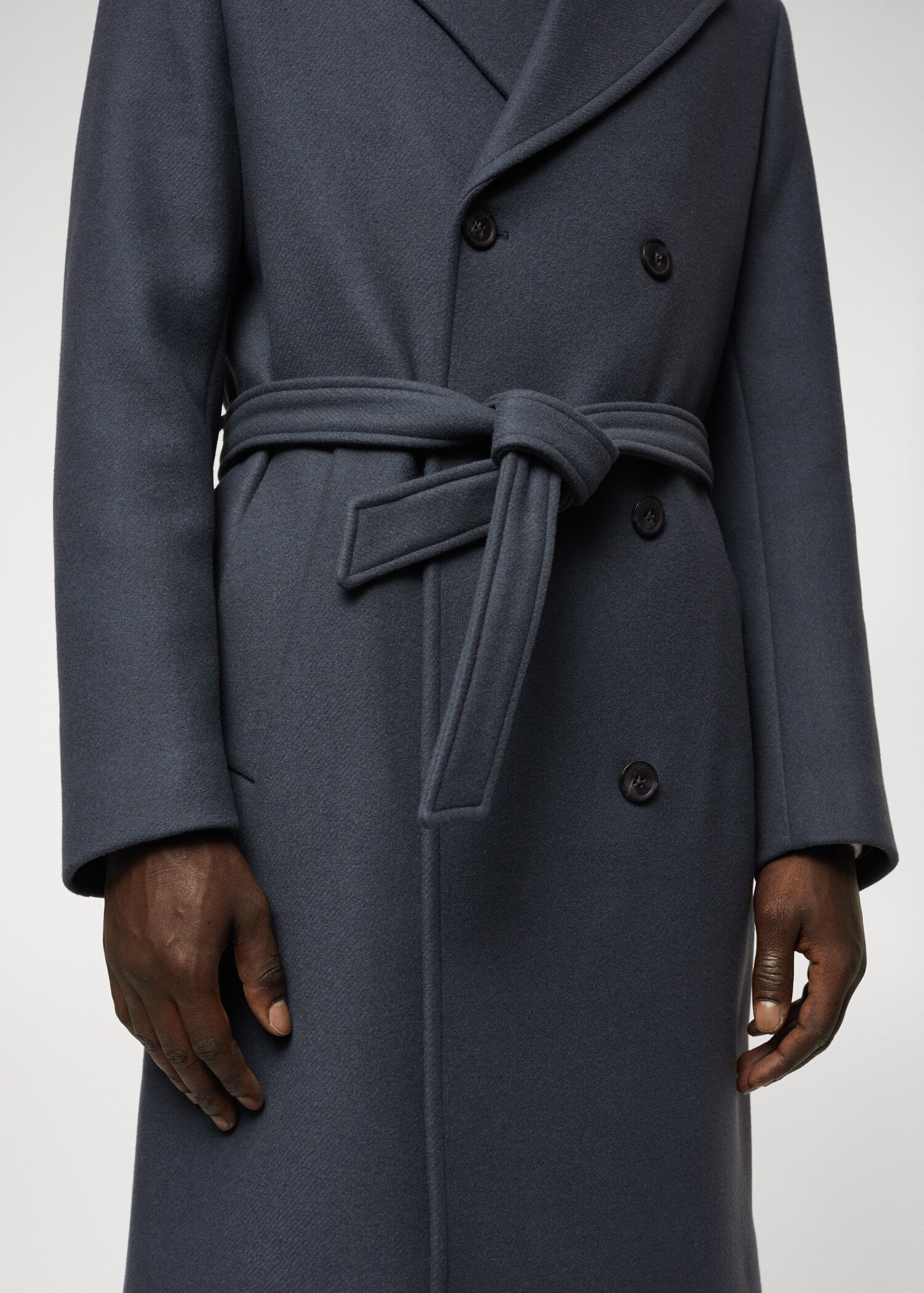 Manteau croisé laine - Détail de l'article 6