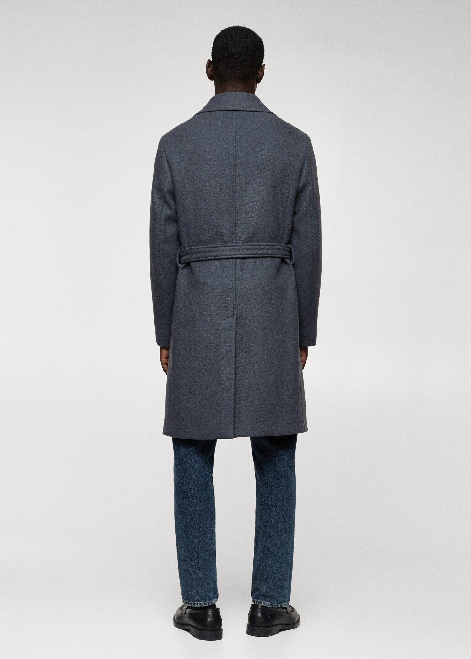 Manteau croisé laine - Verso de l’article