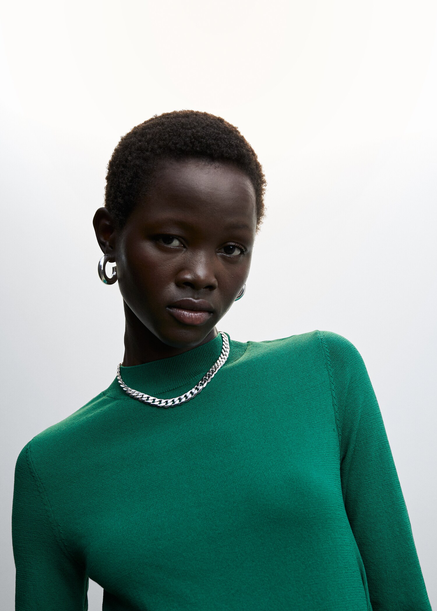 Bow knitted dress - Details of the article 1