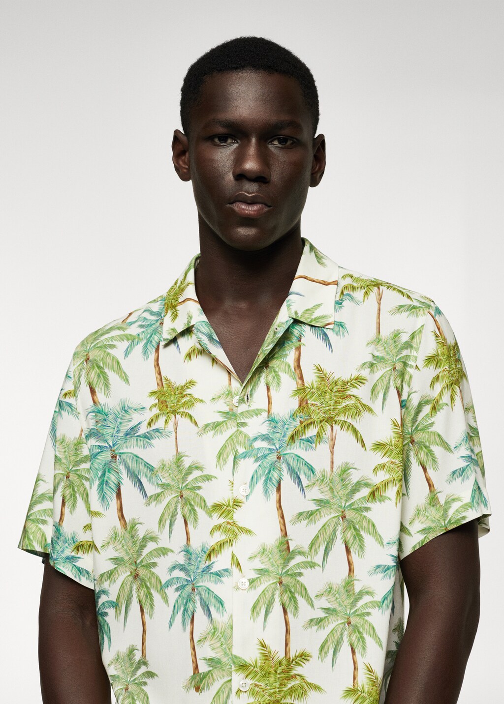 Camicia fluida hawaiana Uomo MANGO OUTLET Italia