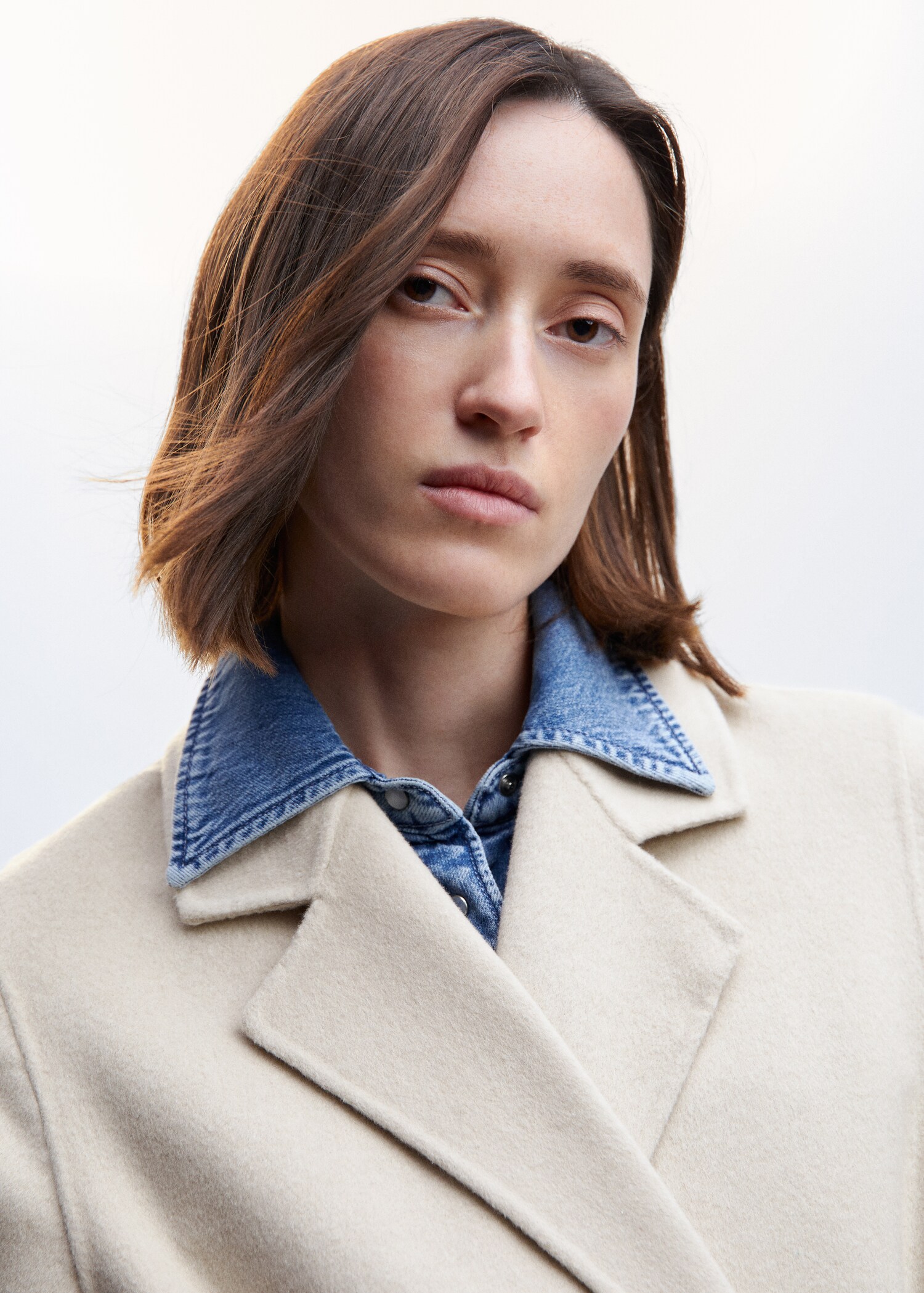 Manteau fait main avec ceinture - Détail de l'article 1