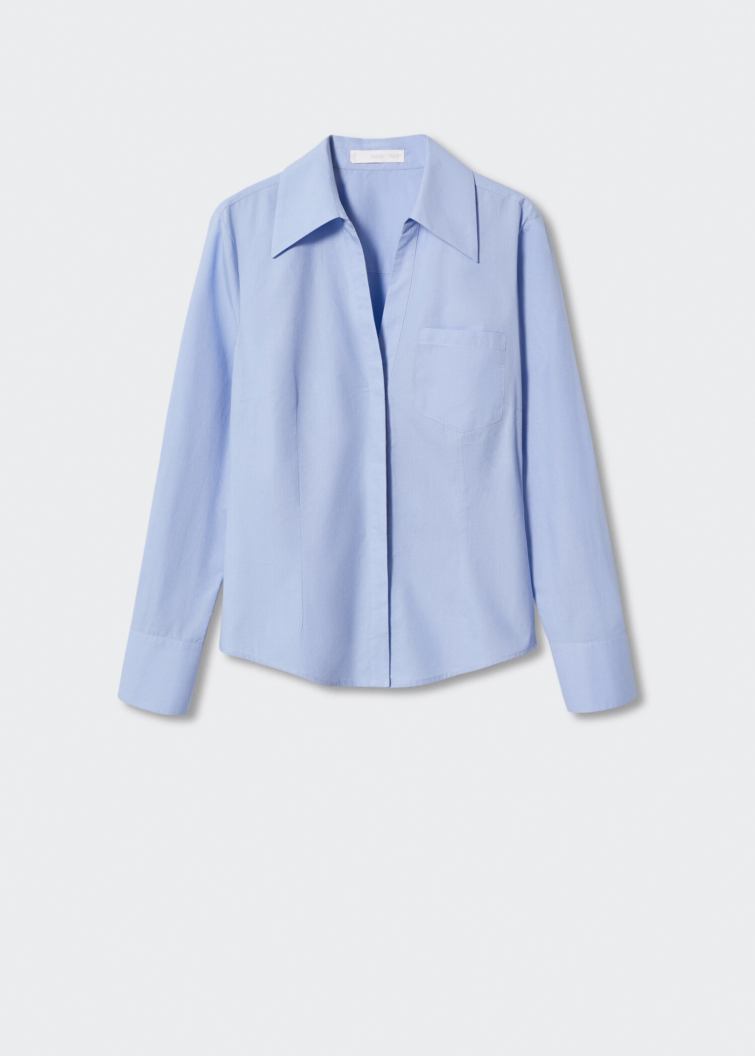 Camicia cotone pinces - Articolo senza modello