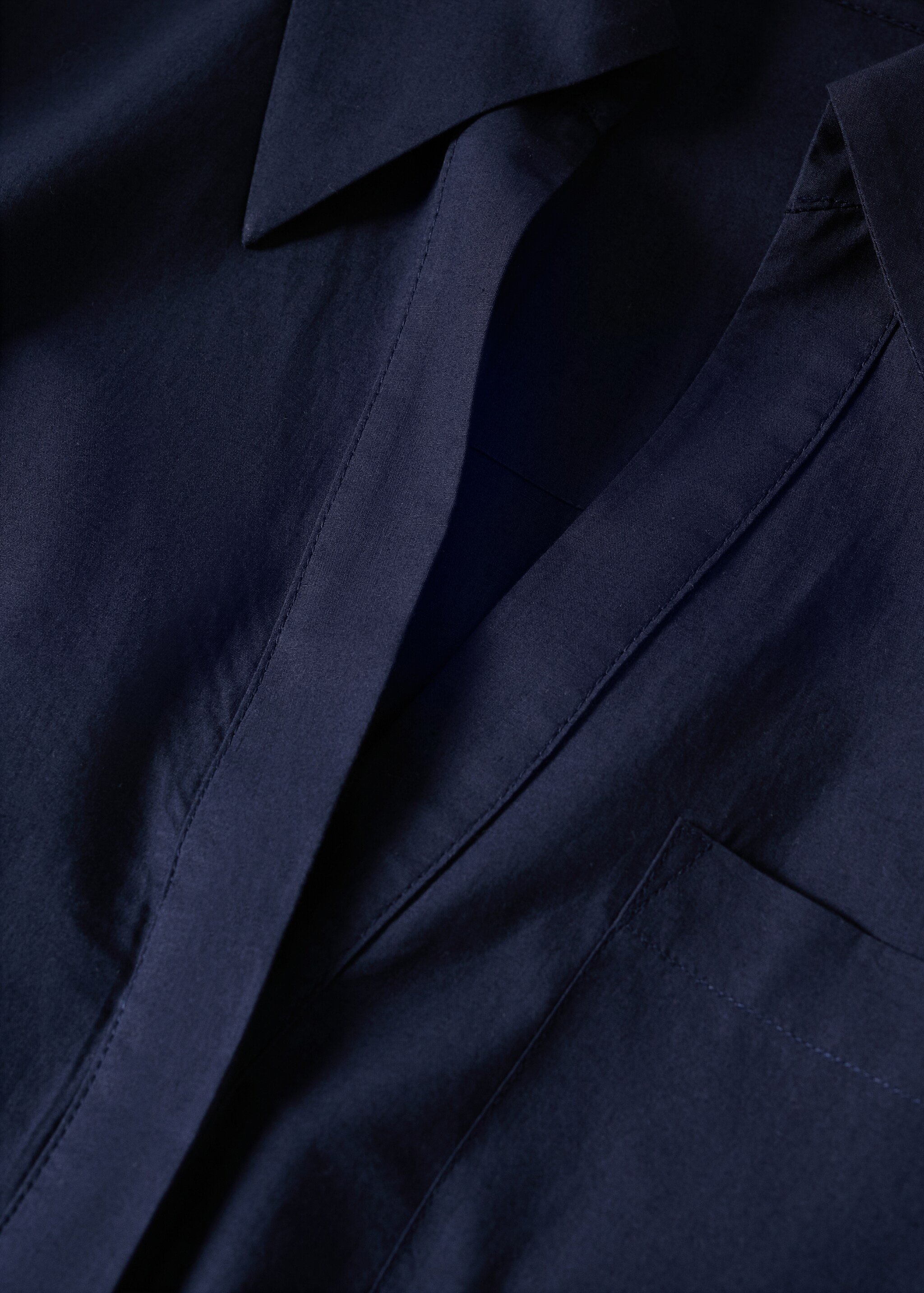 Pleated cotton shirt - Details of the article 8
