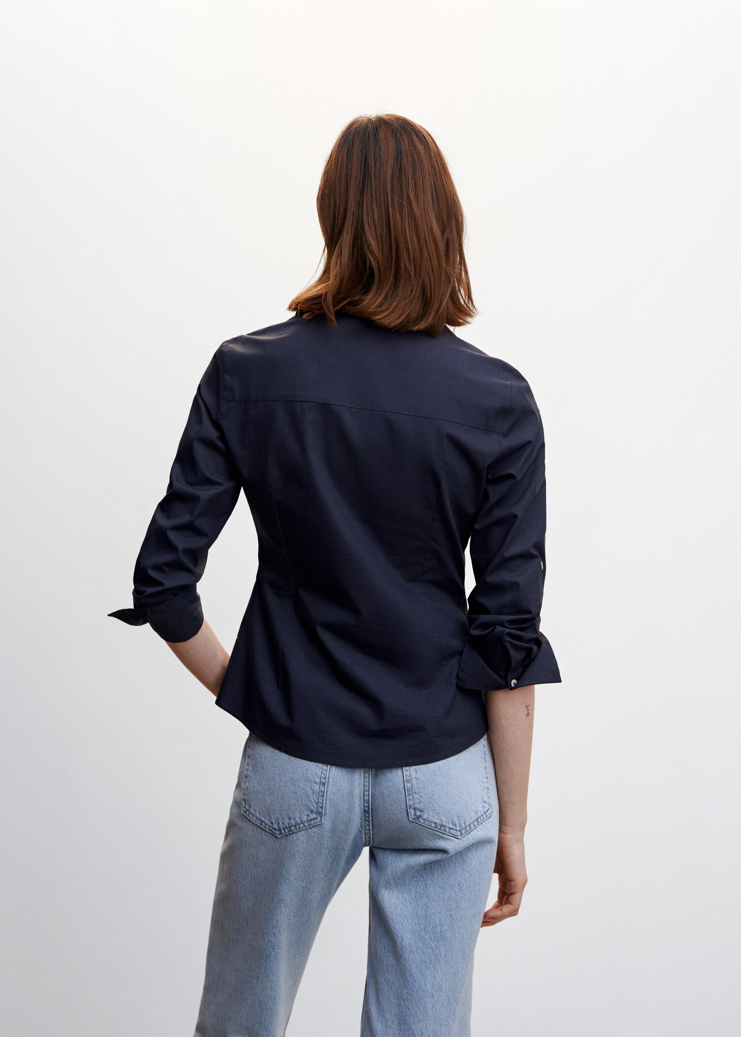 Camicia cotone pinces - Retro dell'articolo