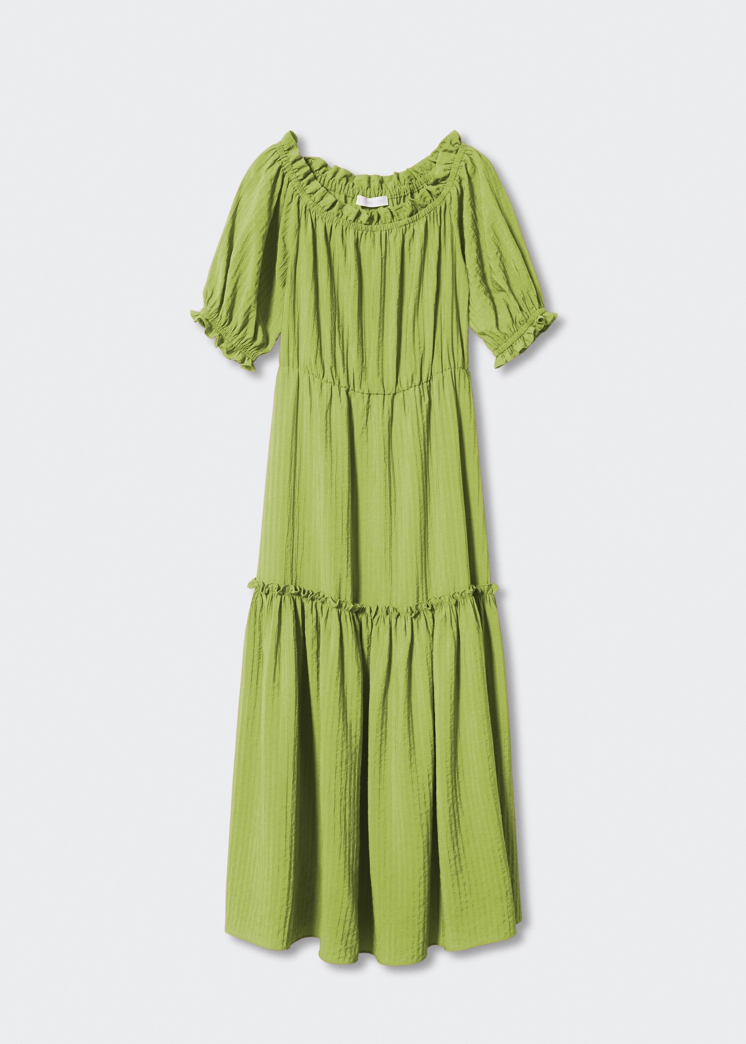 Puffed sleeves texture dress - Article without model