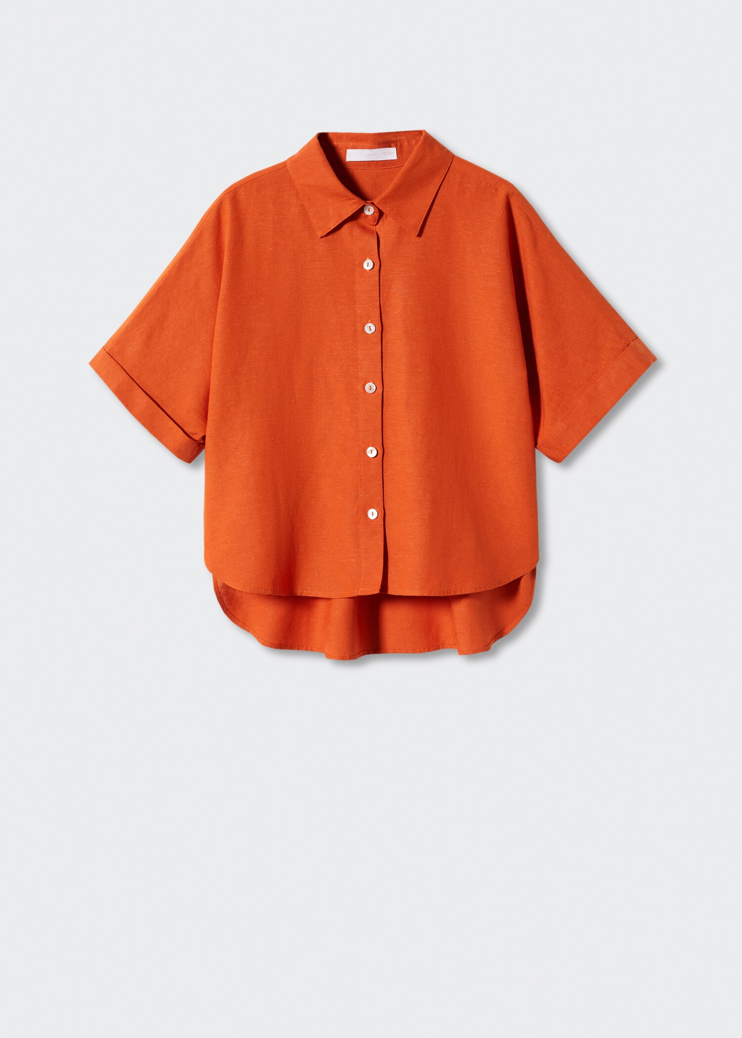 Camisa màniga curta barreja lli - Article sense model