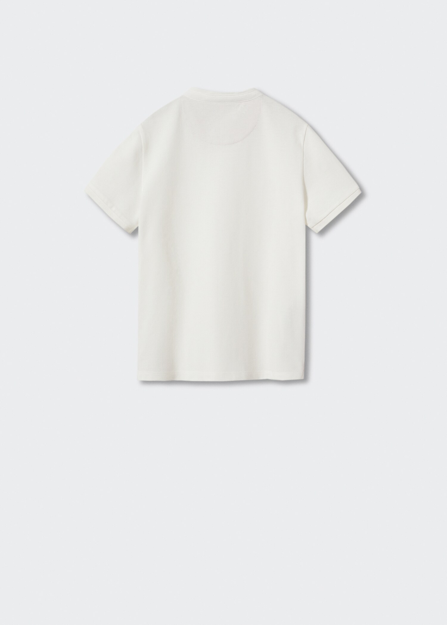 Poloshirt mit Mao-Kragen - Rückseite des Artikels