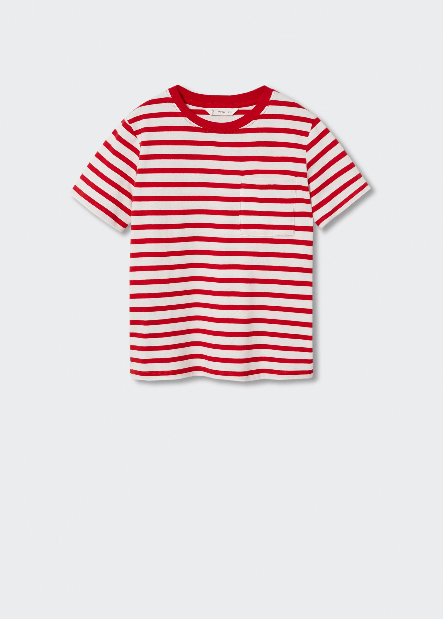 Gestreiftes Baumwoll-Shirt - Artikel ohne Model