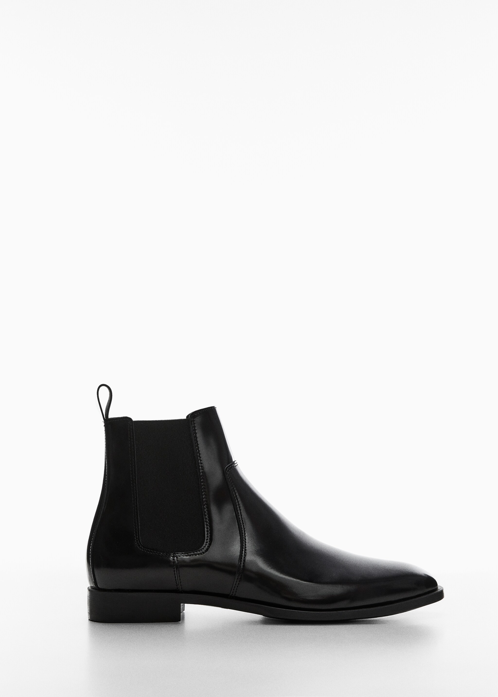 Polished leather chelsea boots - Article without model