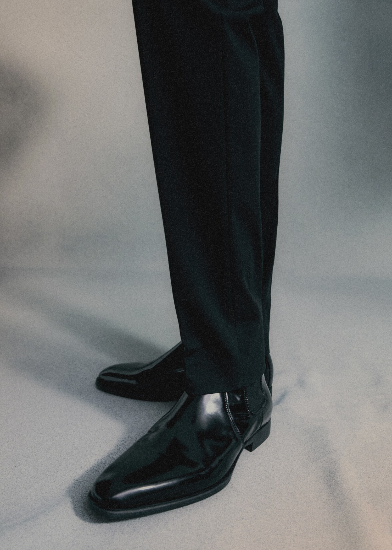 Polished leather chelsea boots - Details of the article 8
