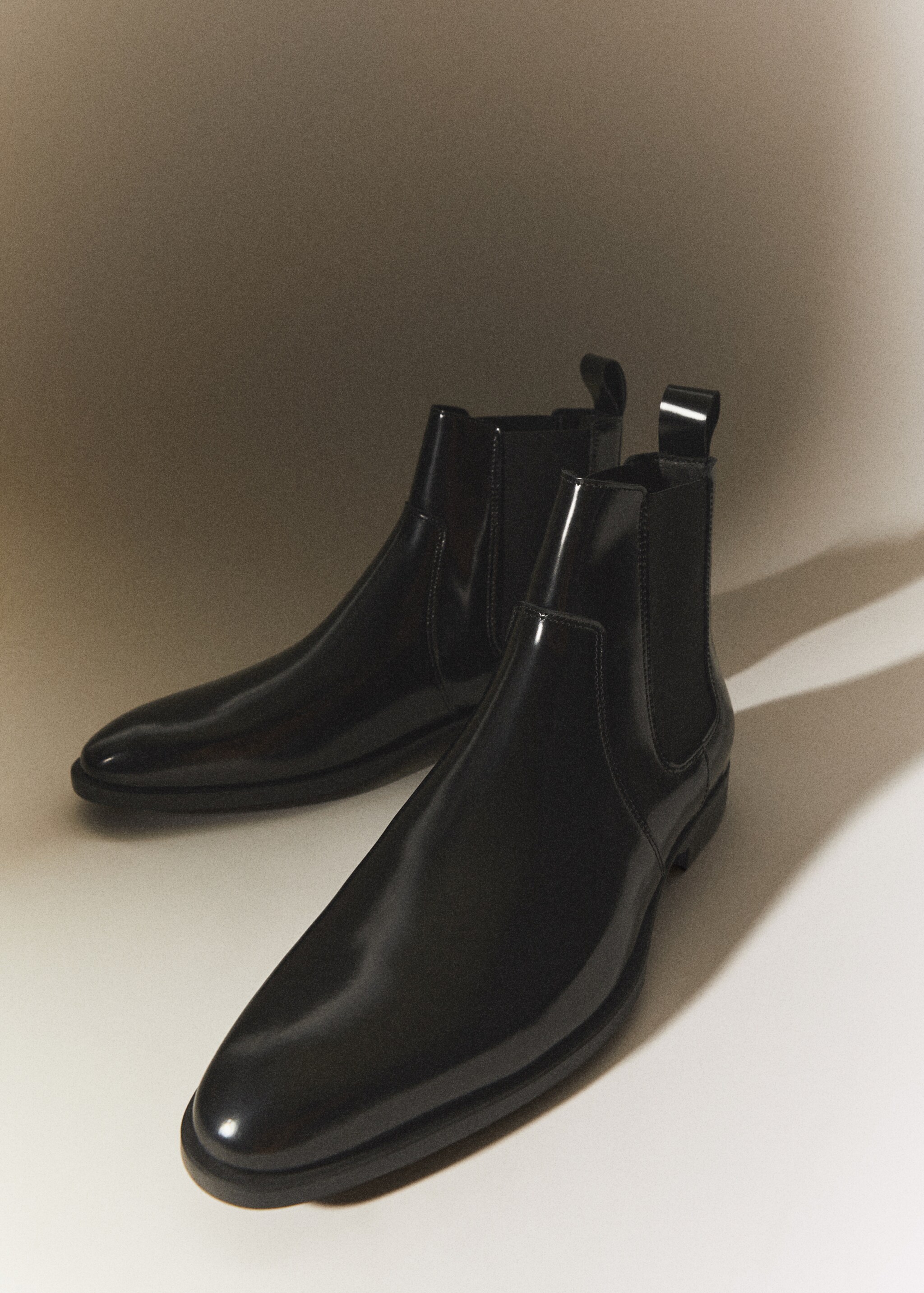 Bottines chelsea cuir effet patiné - Détail de l'article 9
