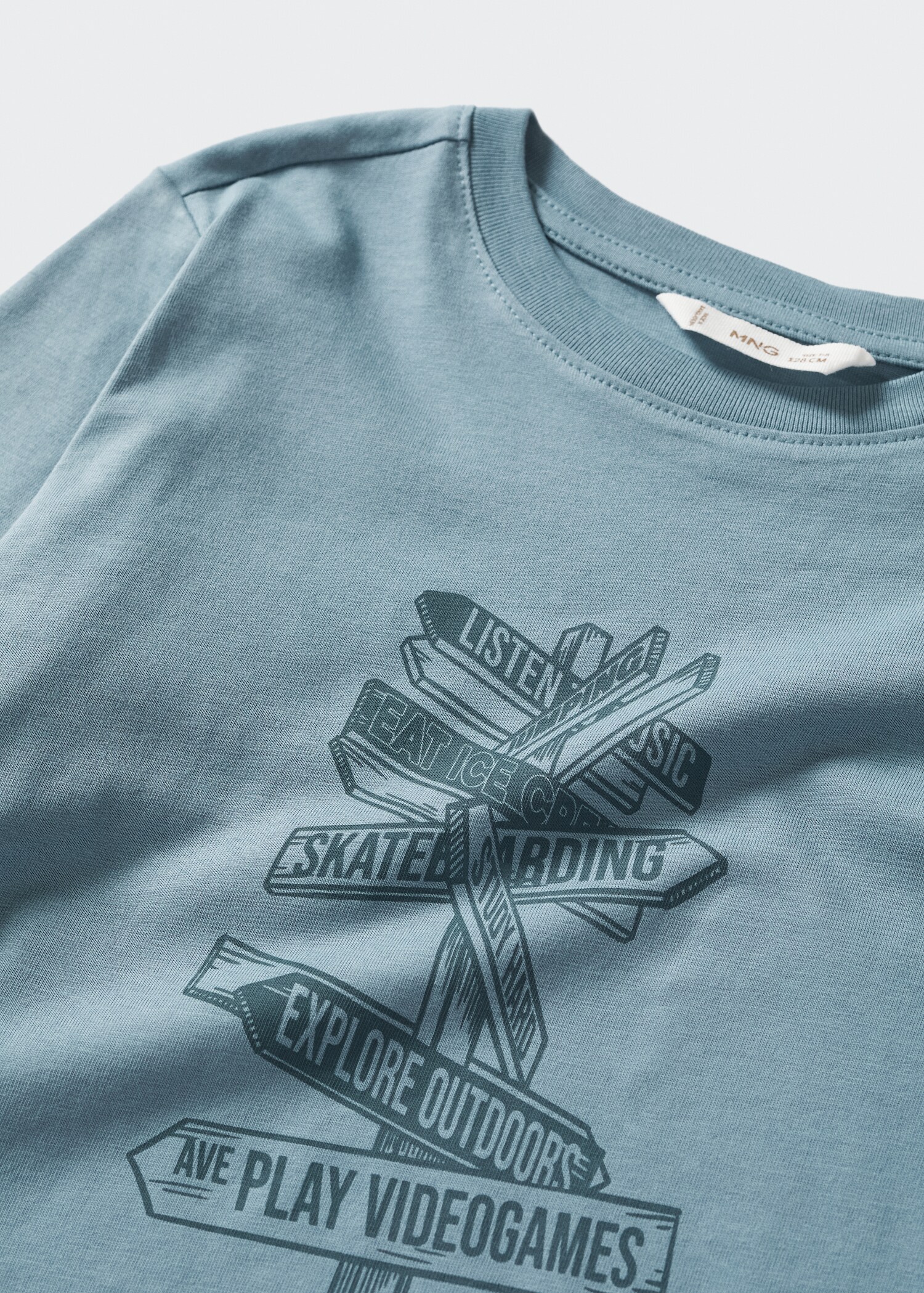 Katoenen T-shirt met print - Detail van het artikel 8