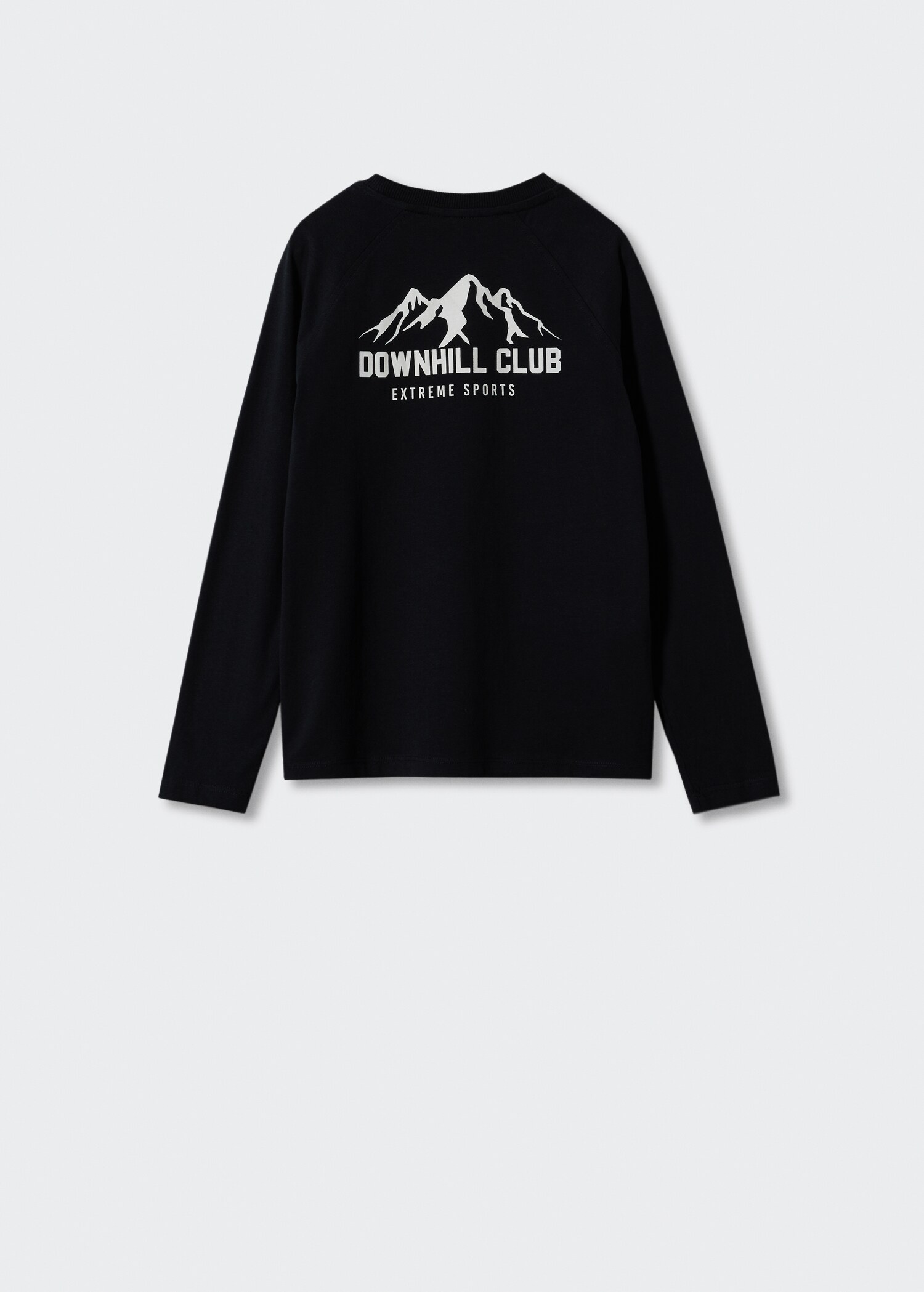 Long sleeve cotton t-shirt - Reverse of the article