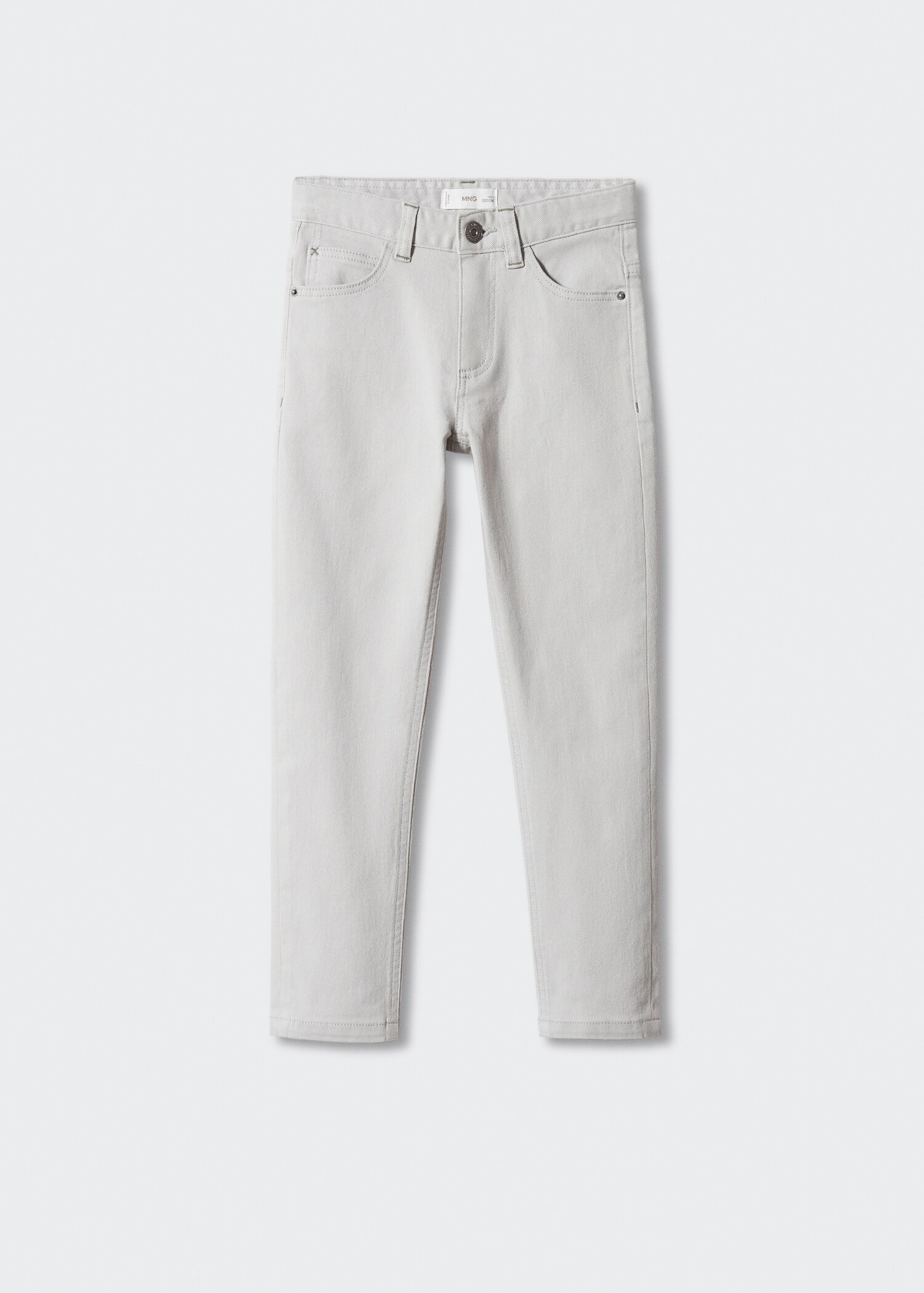 Straight flannel pants - Article without model