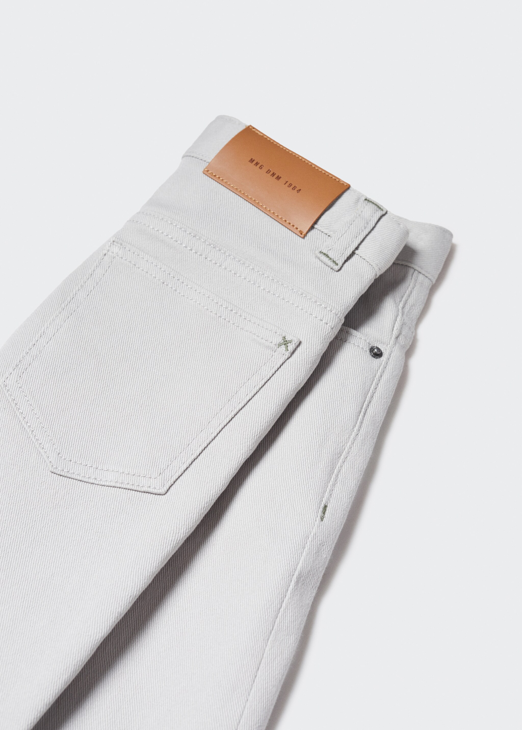 Straight flannel trousers - Details of the article 8
