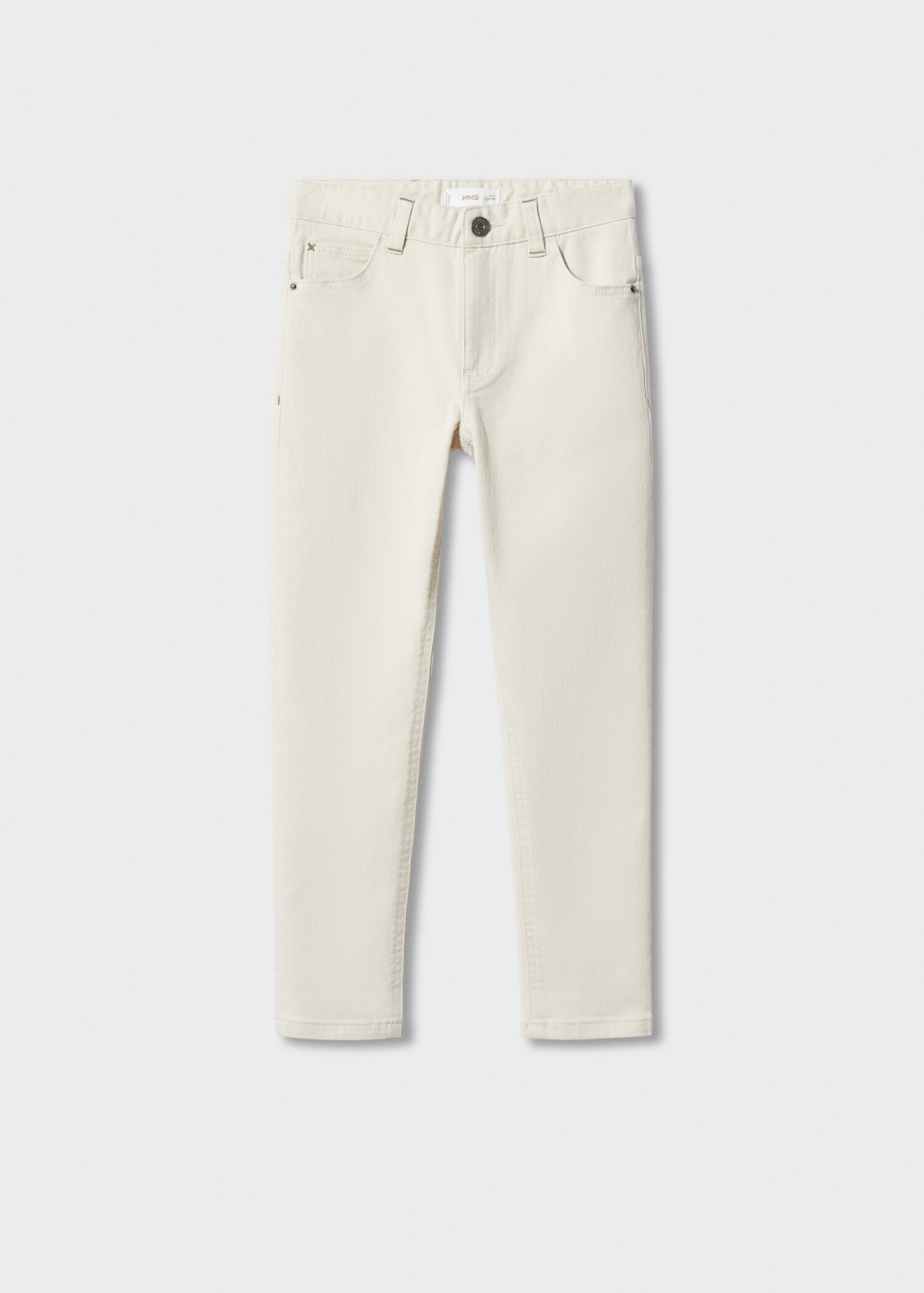 Straight flannel pants - Article without model