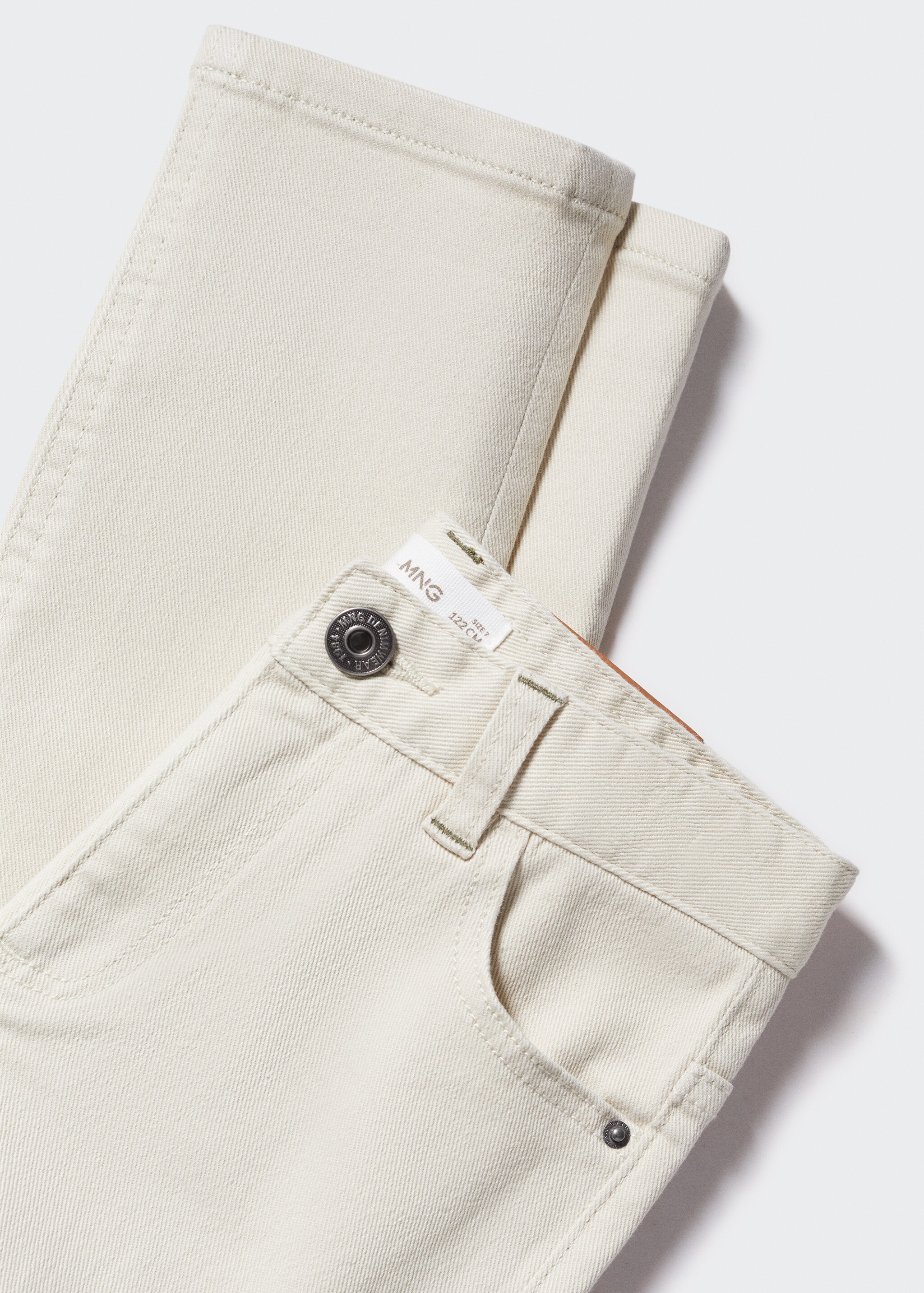 Straight flannel trousers - Details of the article 8