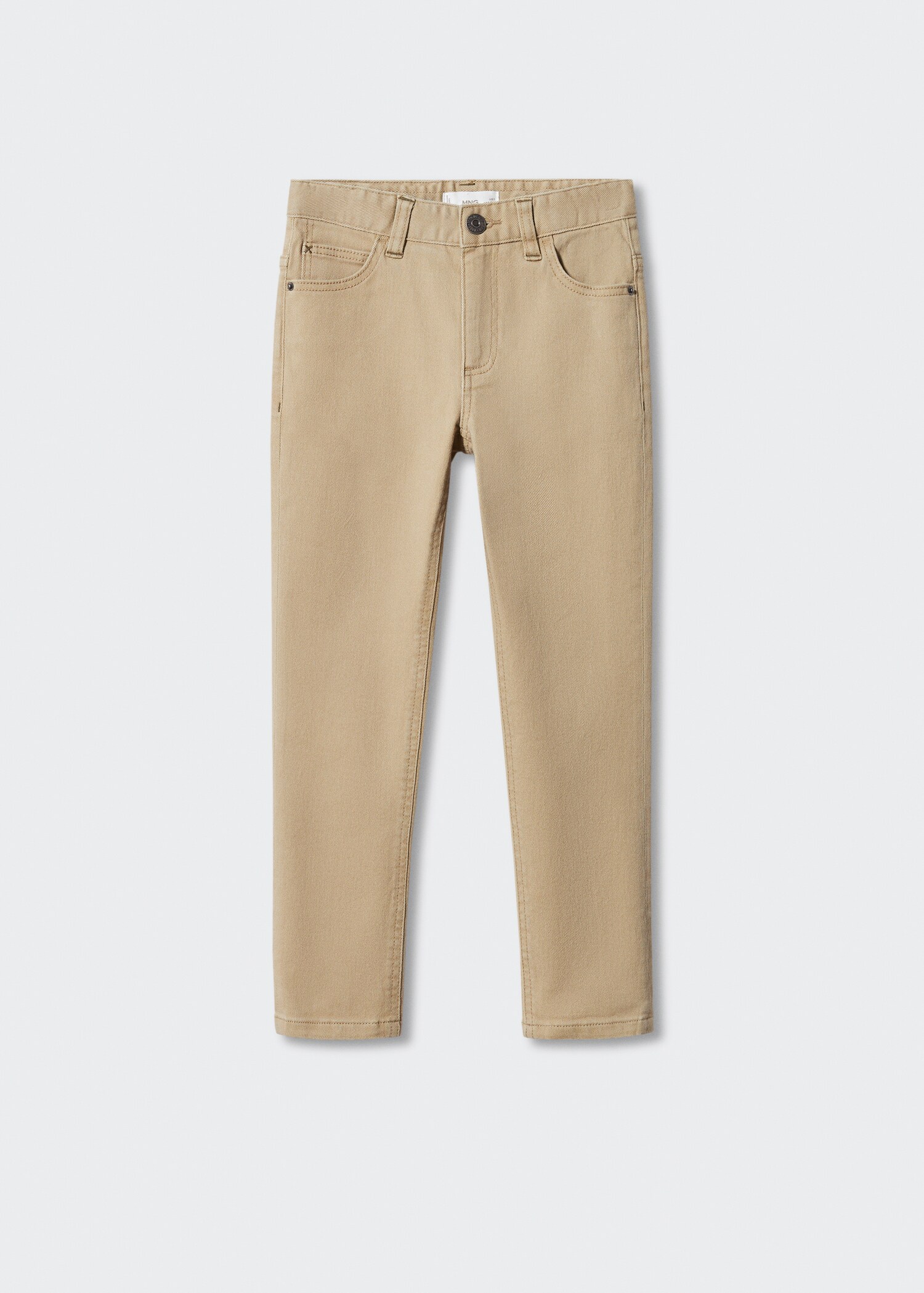 Straight flannel pants - Article without model