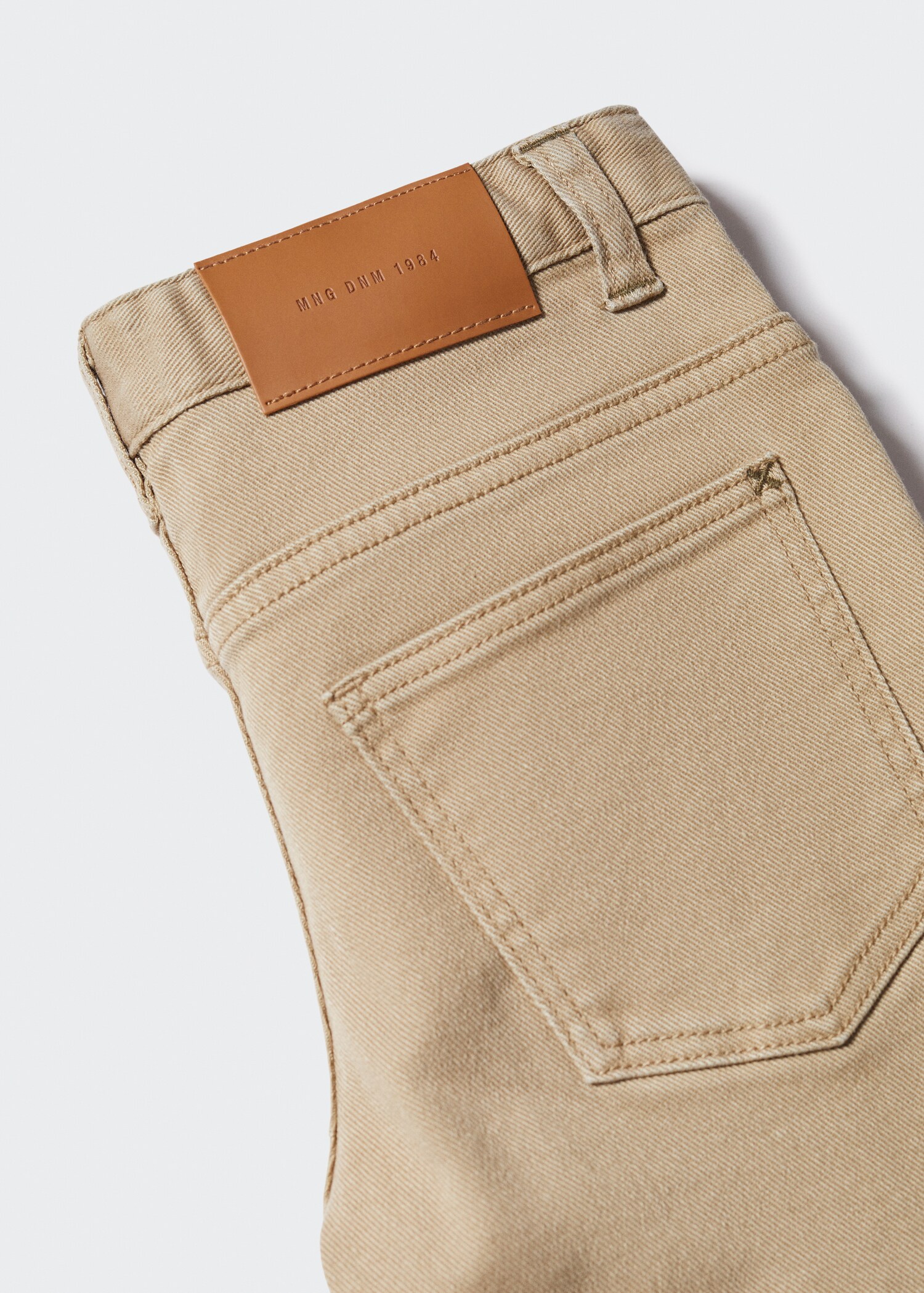 Straight flannel pants - Details of the article 8