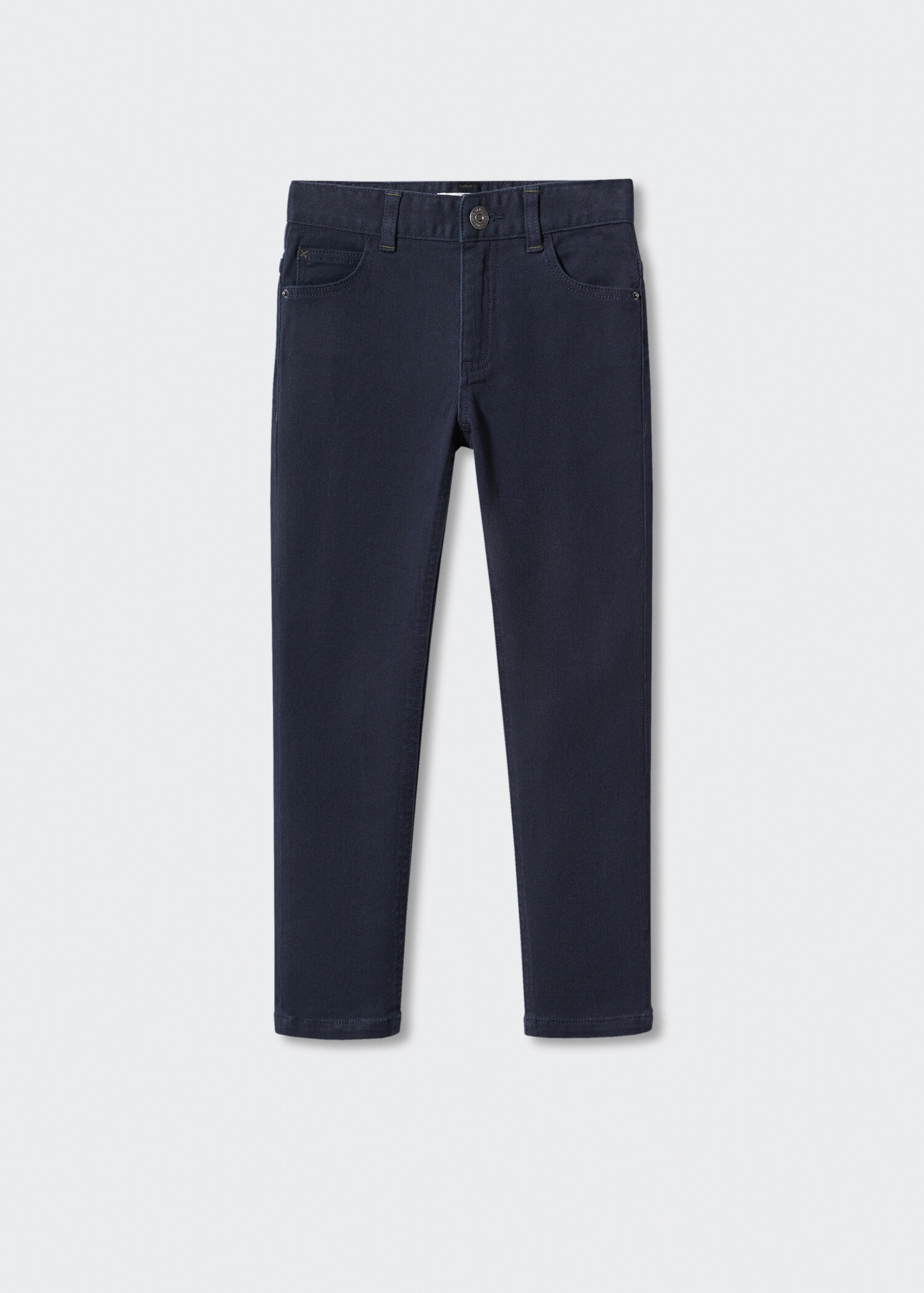 Straight flannel pants - Article without model