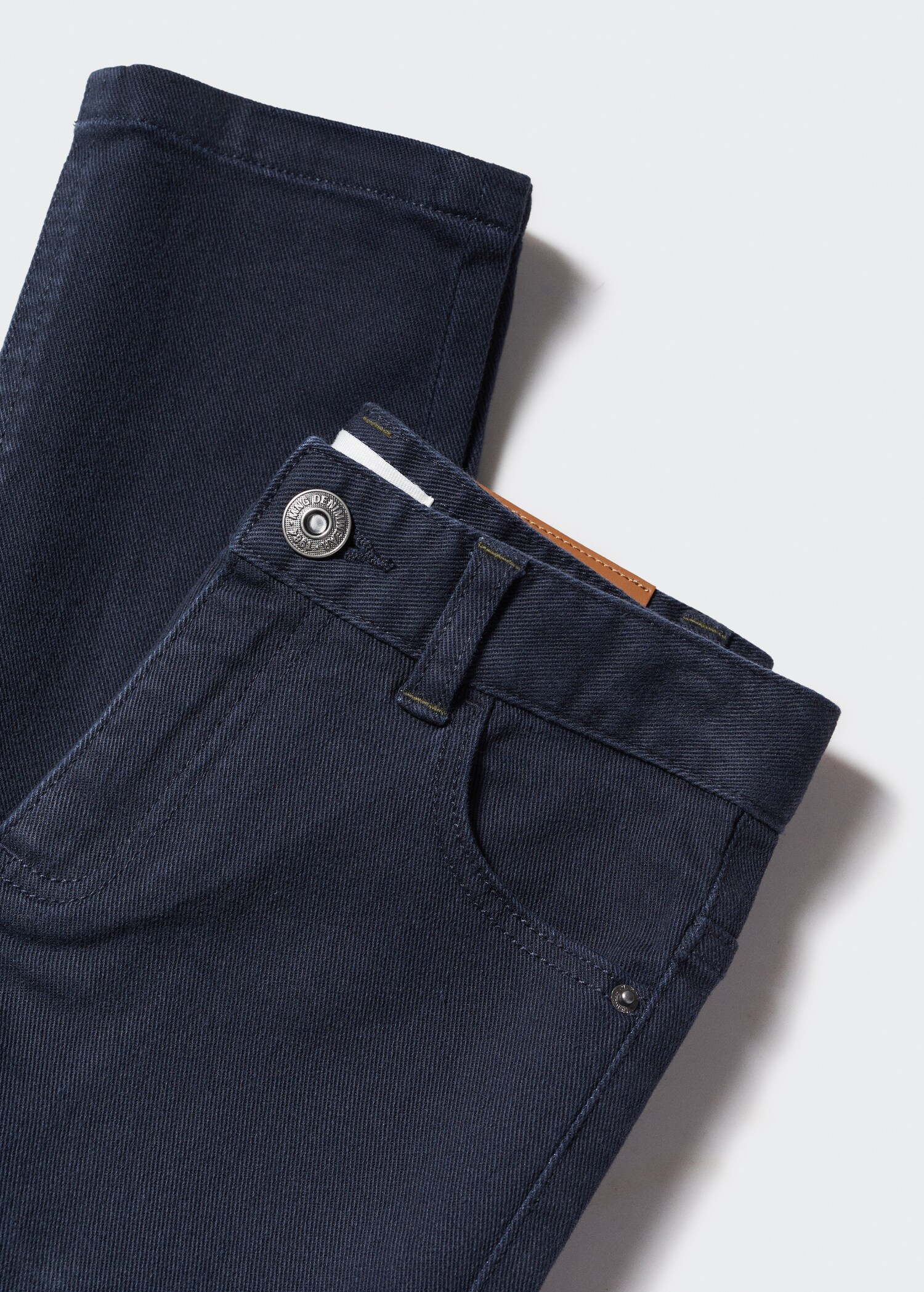 Straight flannel trousers - Details of the article 8