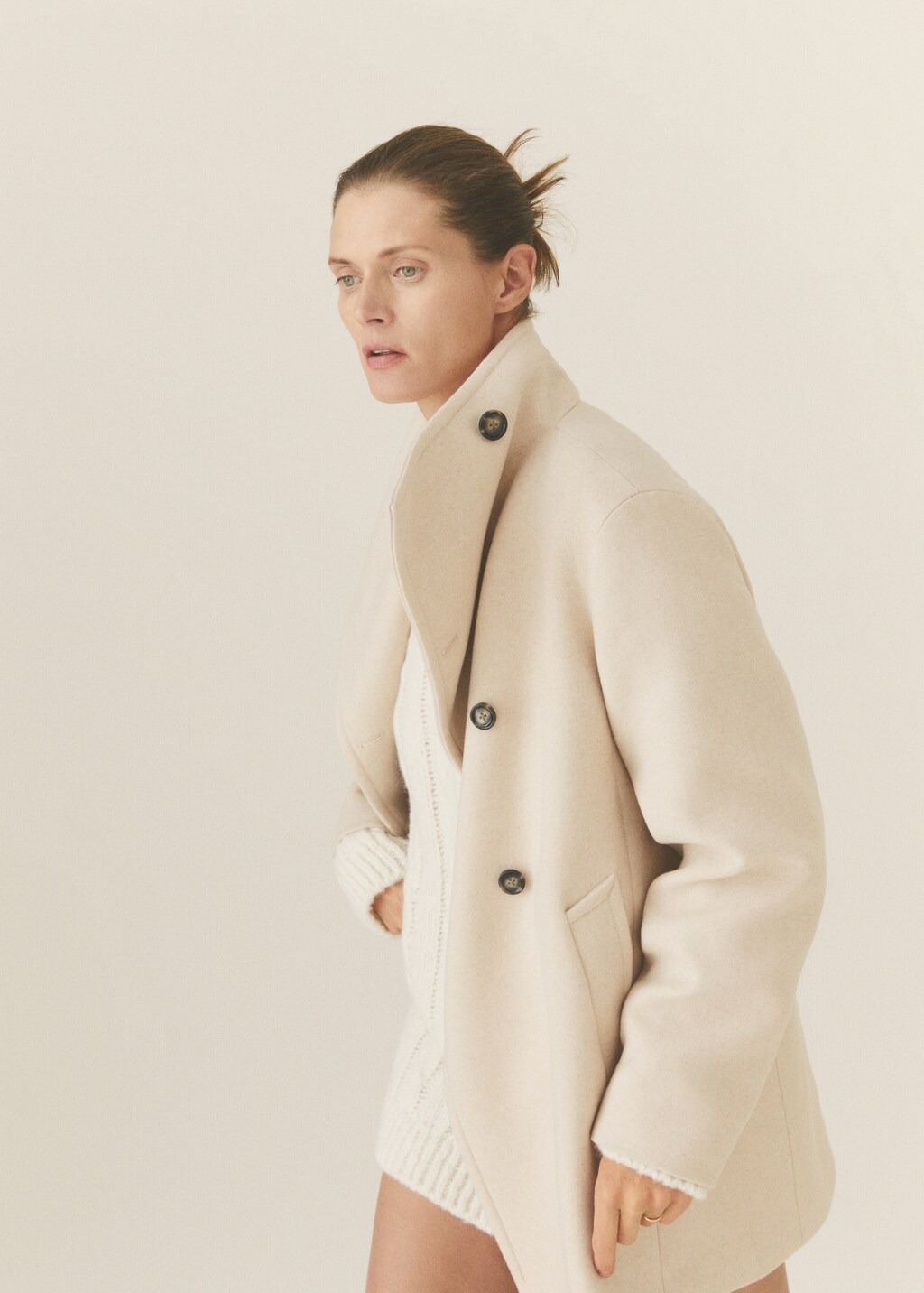 Large lapel coat 2025