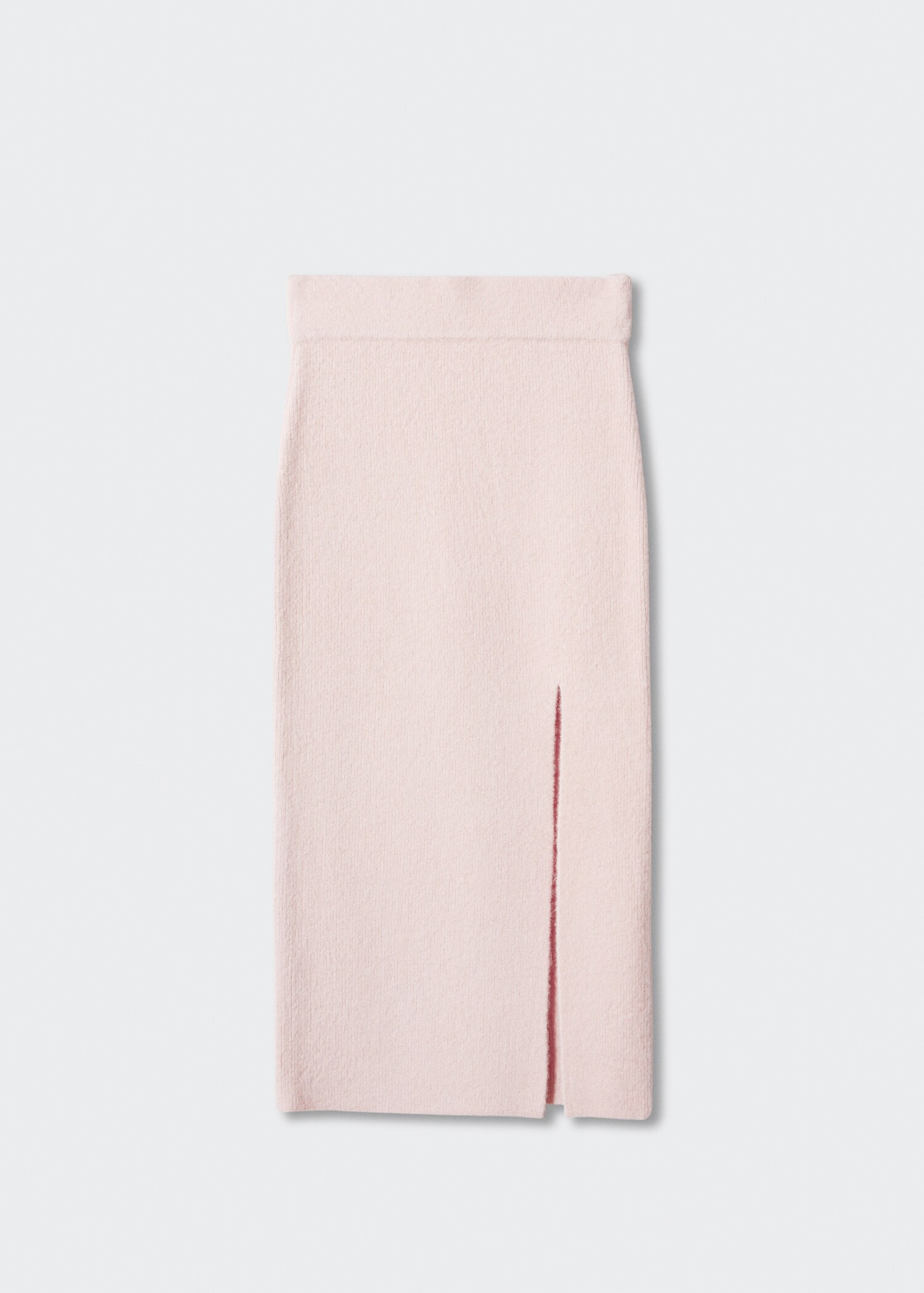 Slit knitted skirt - Article without model