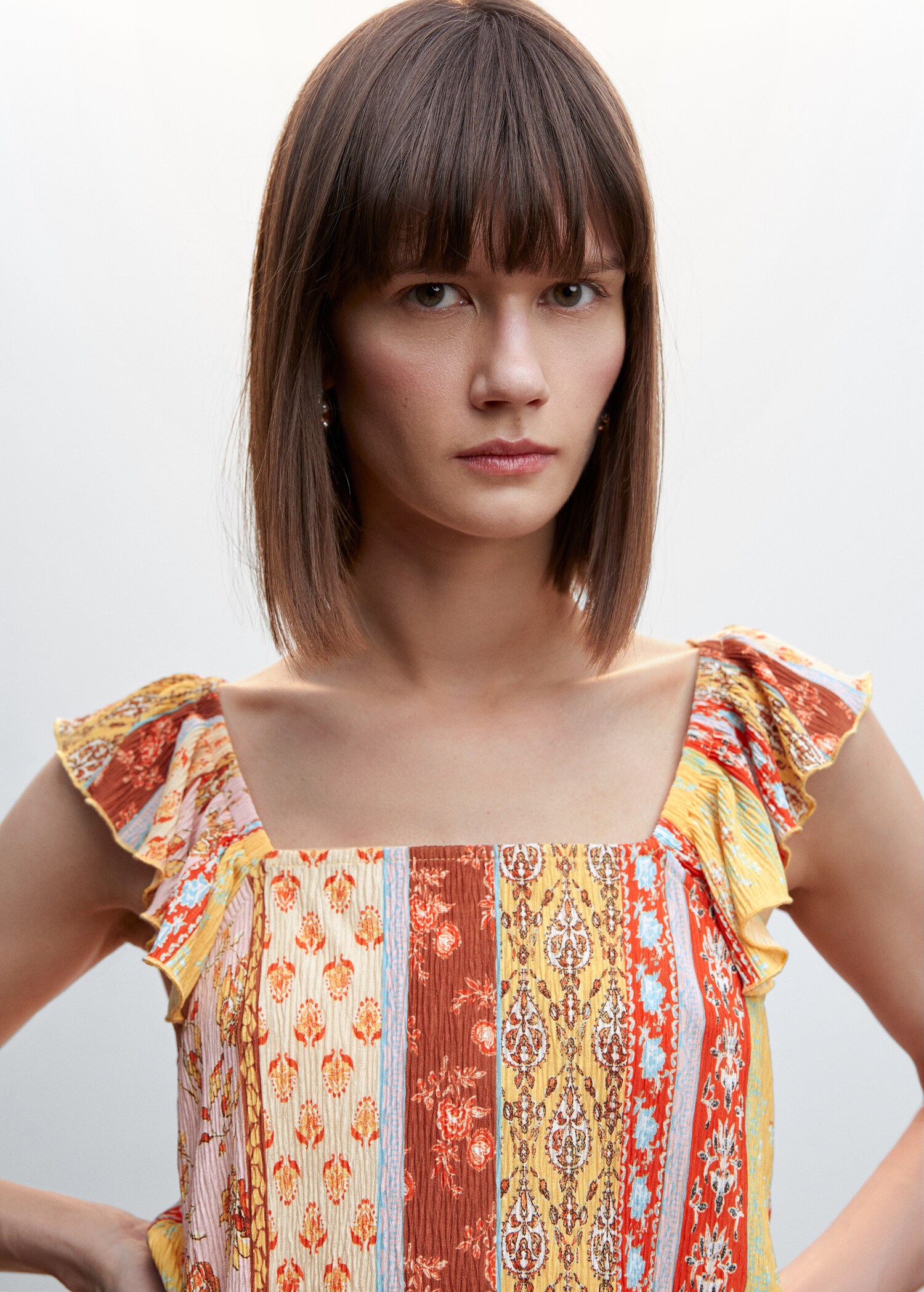 Patterned texture top - Details of the article 1