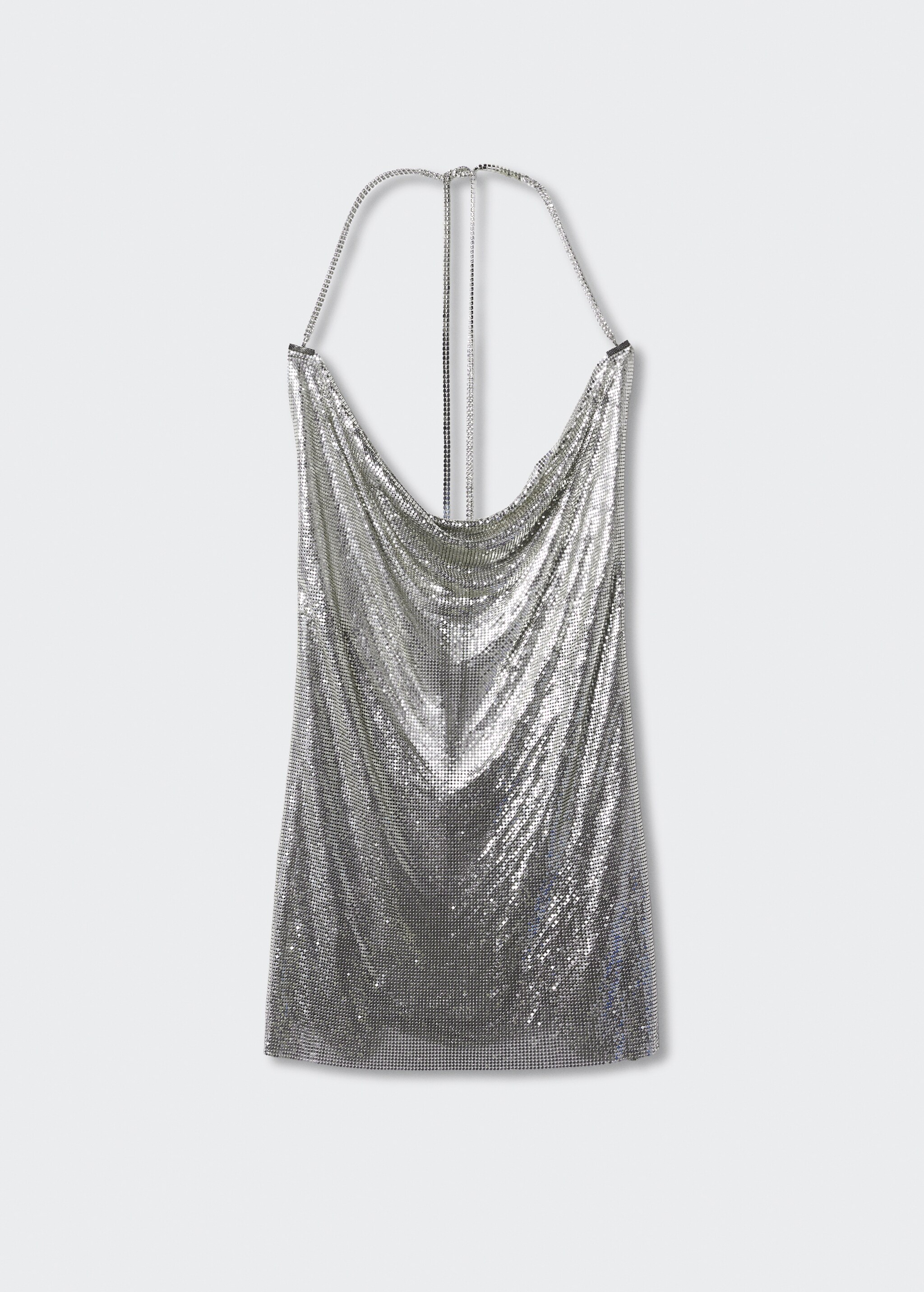 Metallic mesh mini-dress - Article without model
