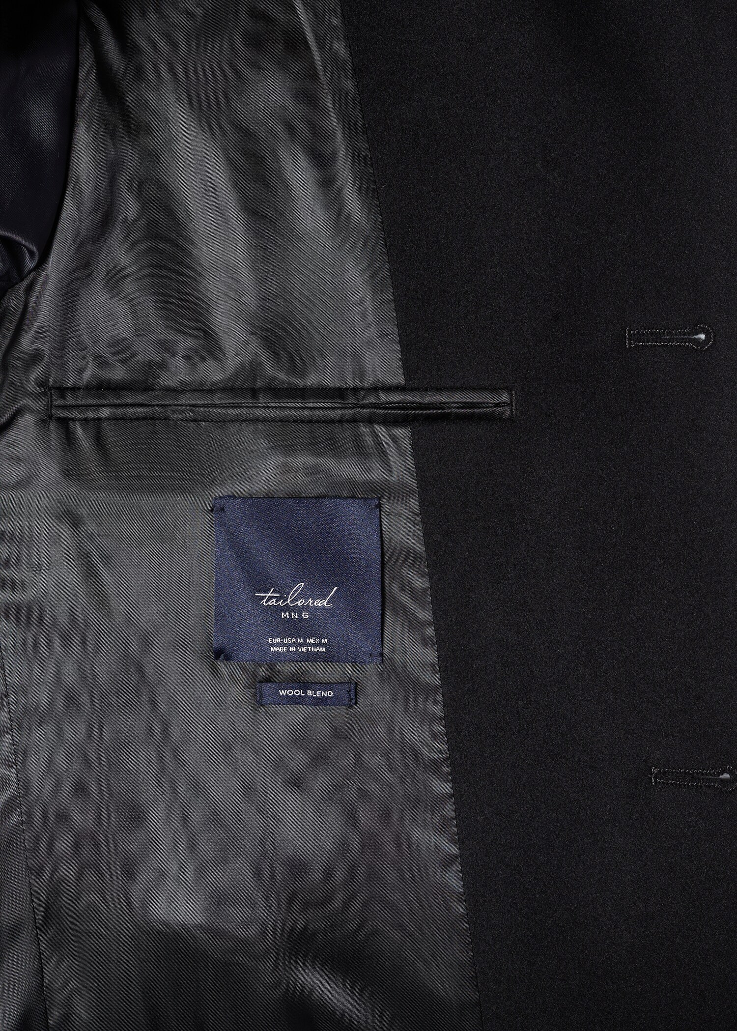 Manteau en laine à col cheminée - Détail de l'article 8
