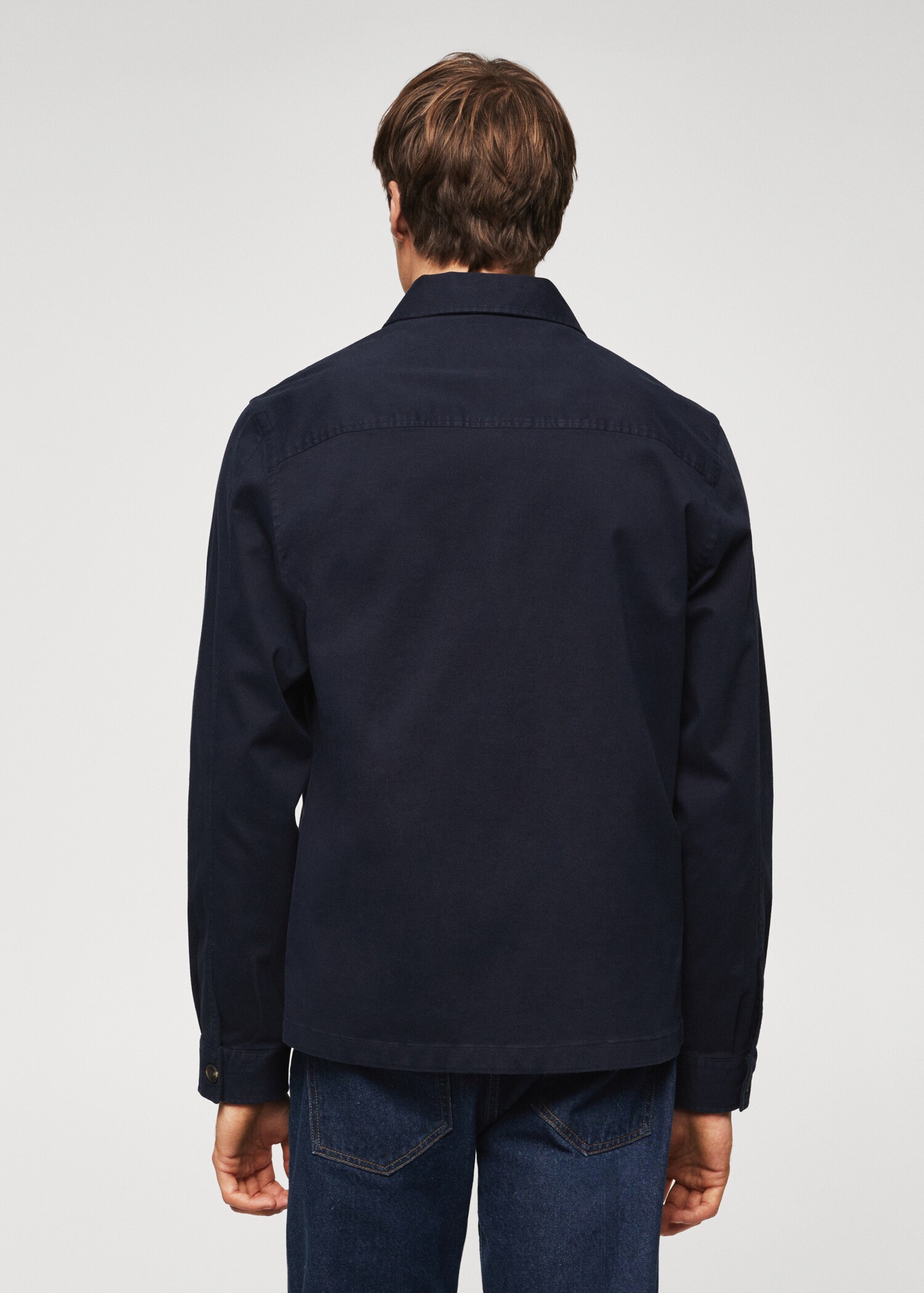 Sobrecamisa algodón bolsillos - Reverso del artículo
